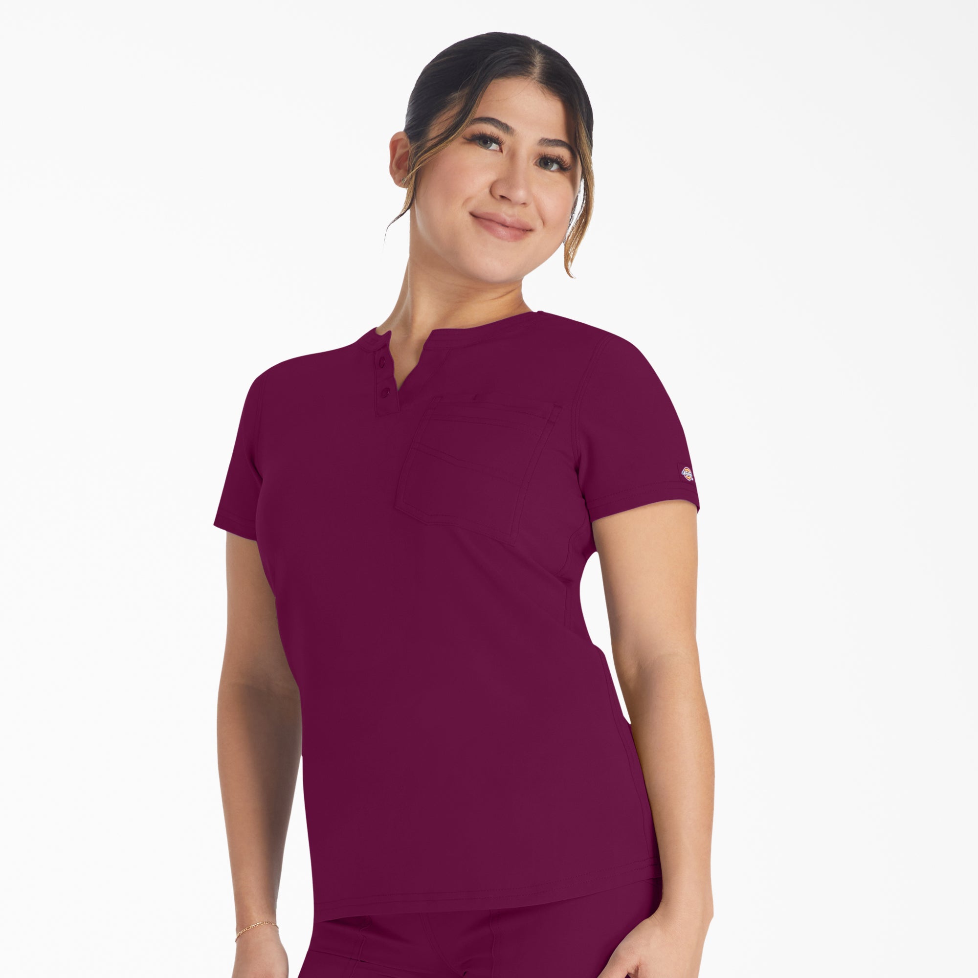 Women's EDS NXT Henley Scrub Top | Dickies for sale