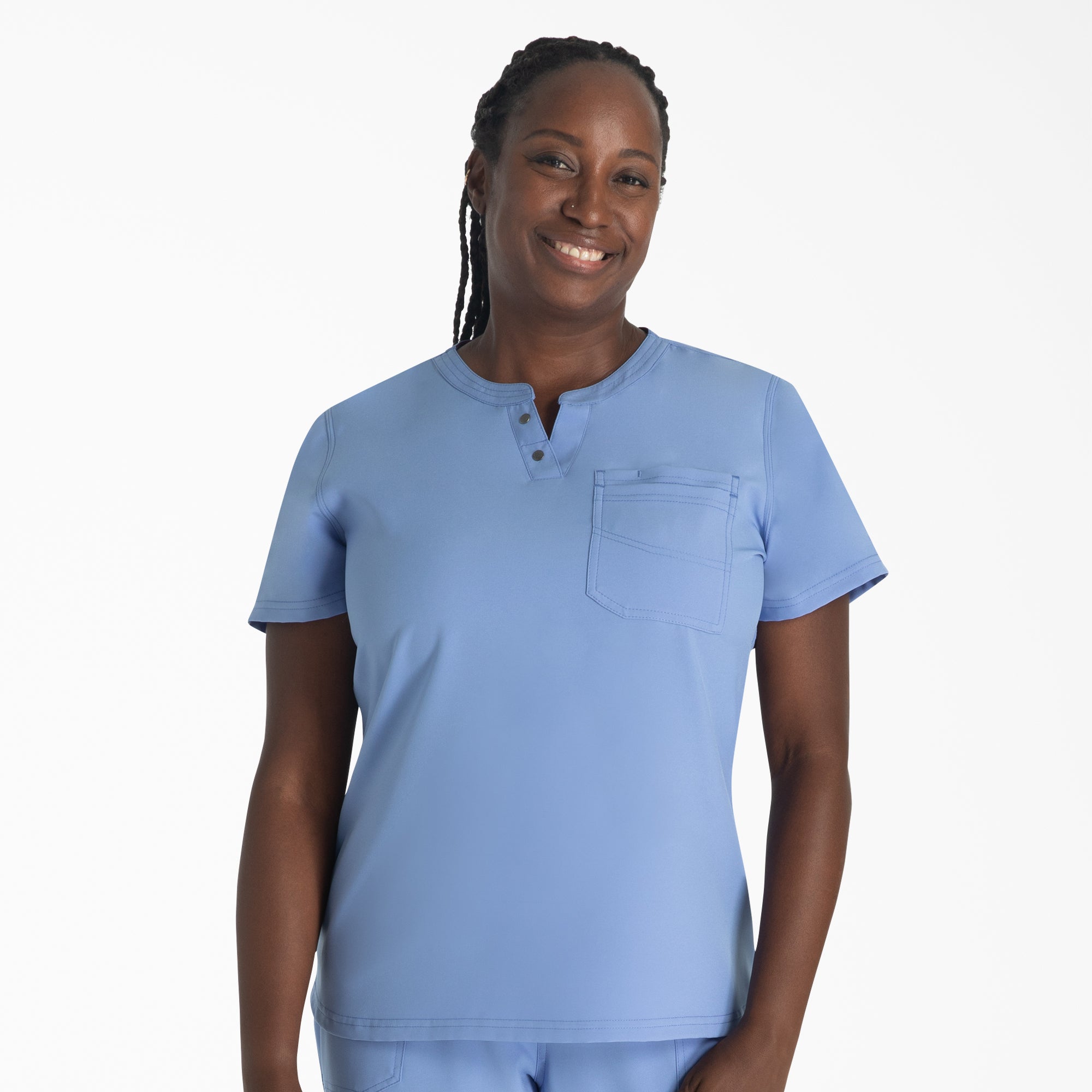 Women's EDS NXT Henley Scrub Top | Dickies for sale