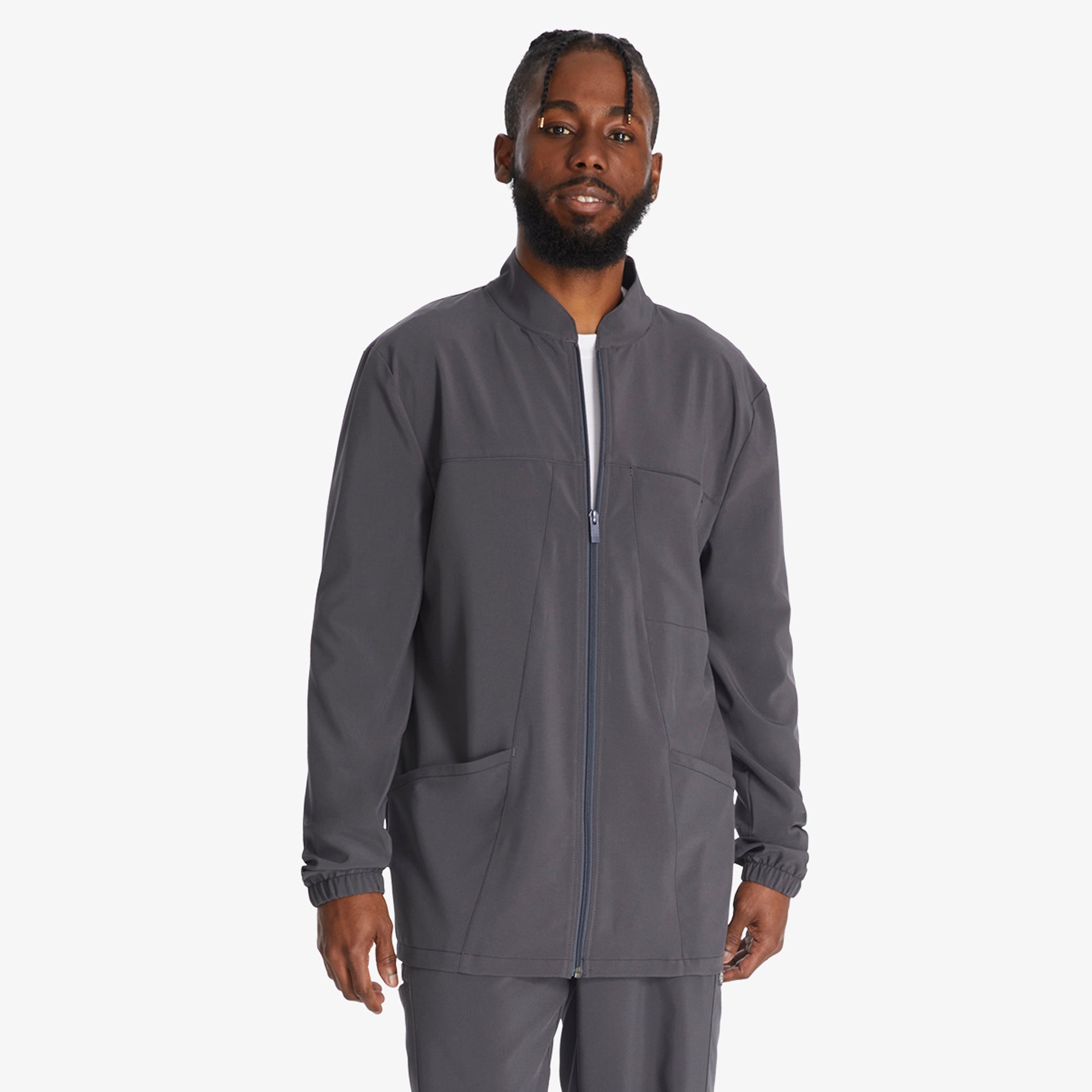 Men's EDS Essentials Zip Front Scrub Jacket | Dickies near me