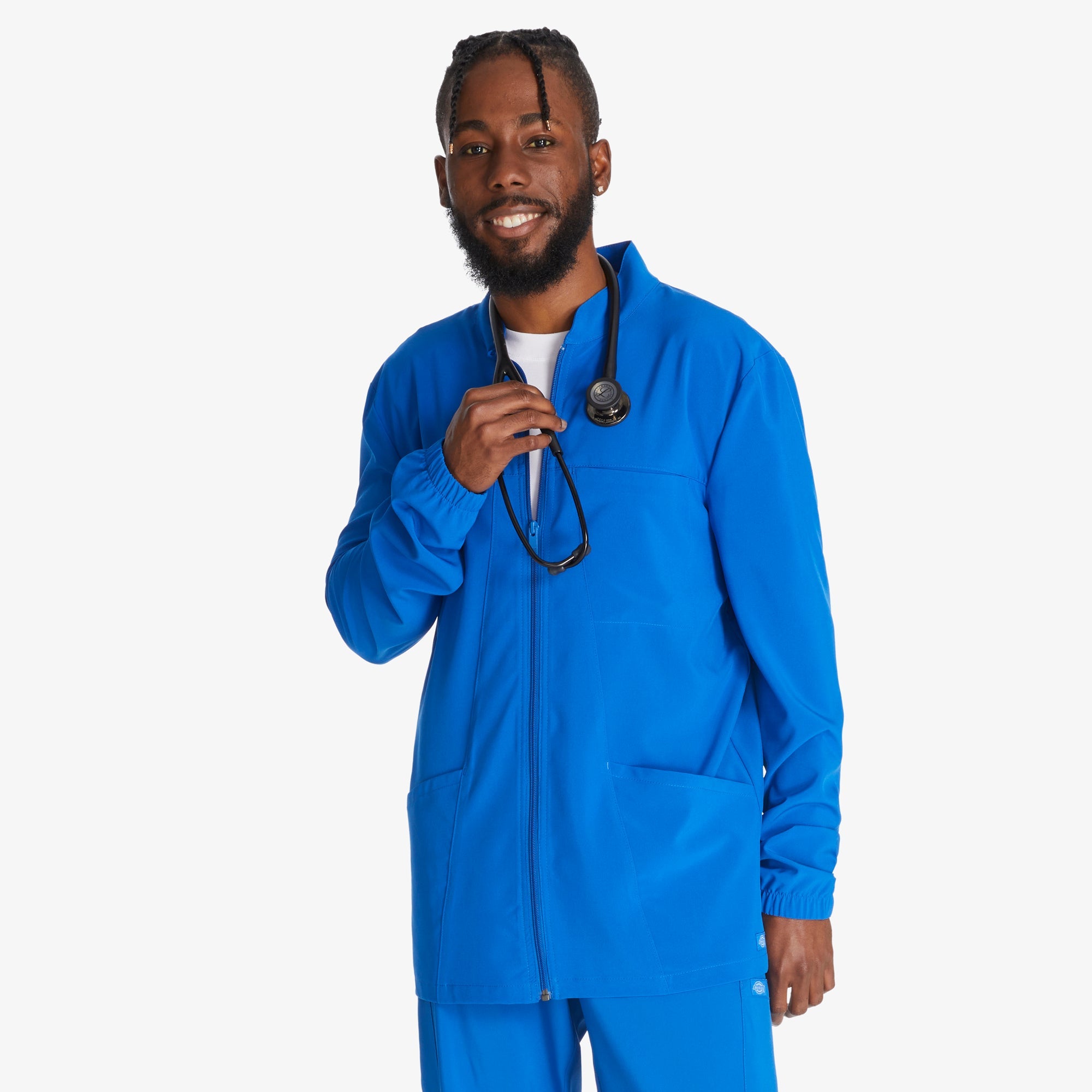 Men's EDS Essentials Zip Front Scrub Jacket | Dickies near me