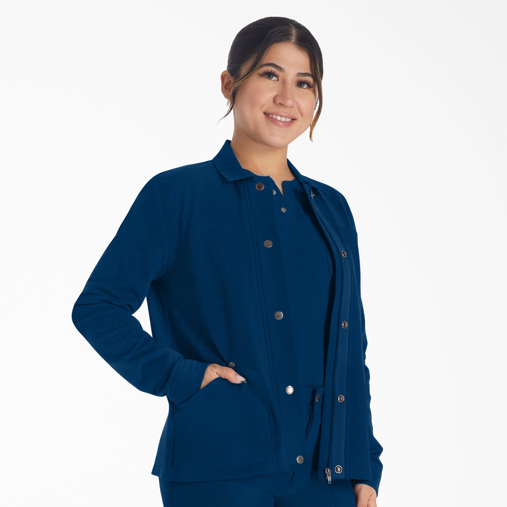 Women's EDS NXT Zip Front Scrub Jacket | Dickies online
