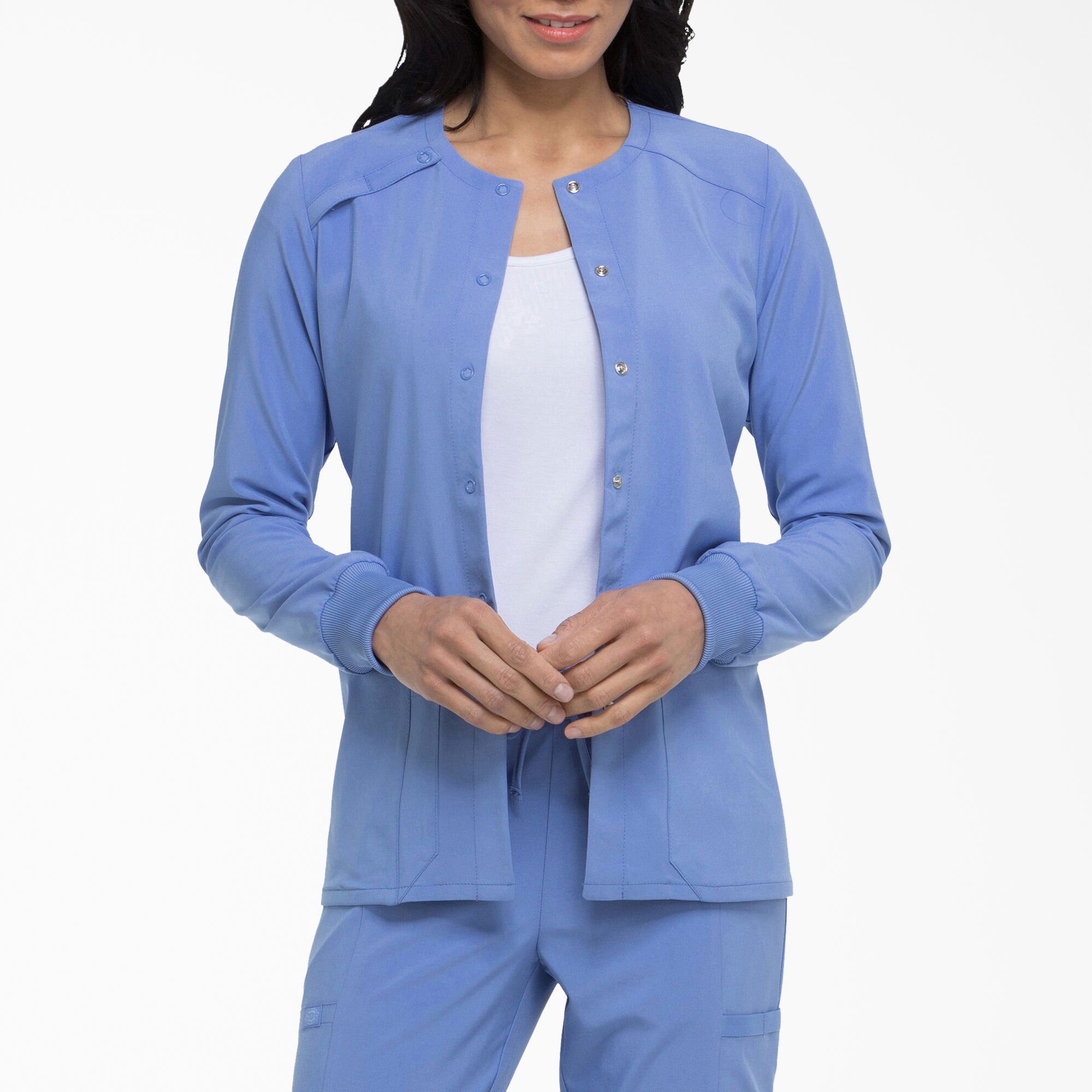 Women's EDS Essentials Snap Front Scrub Jacket | Dickies near me