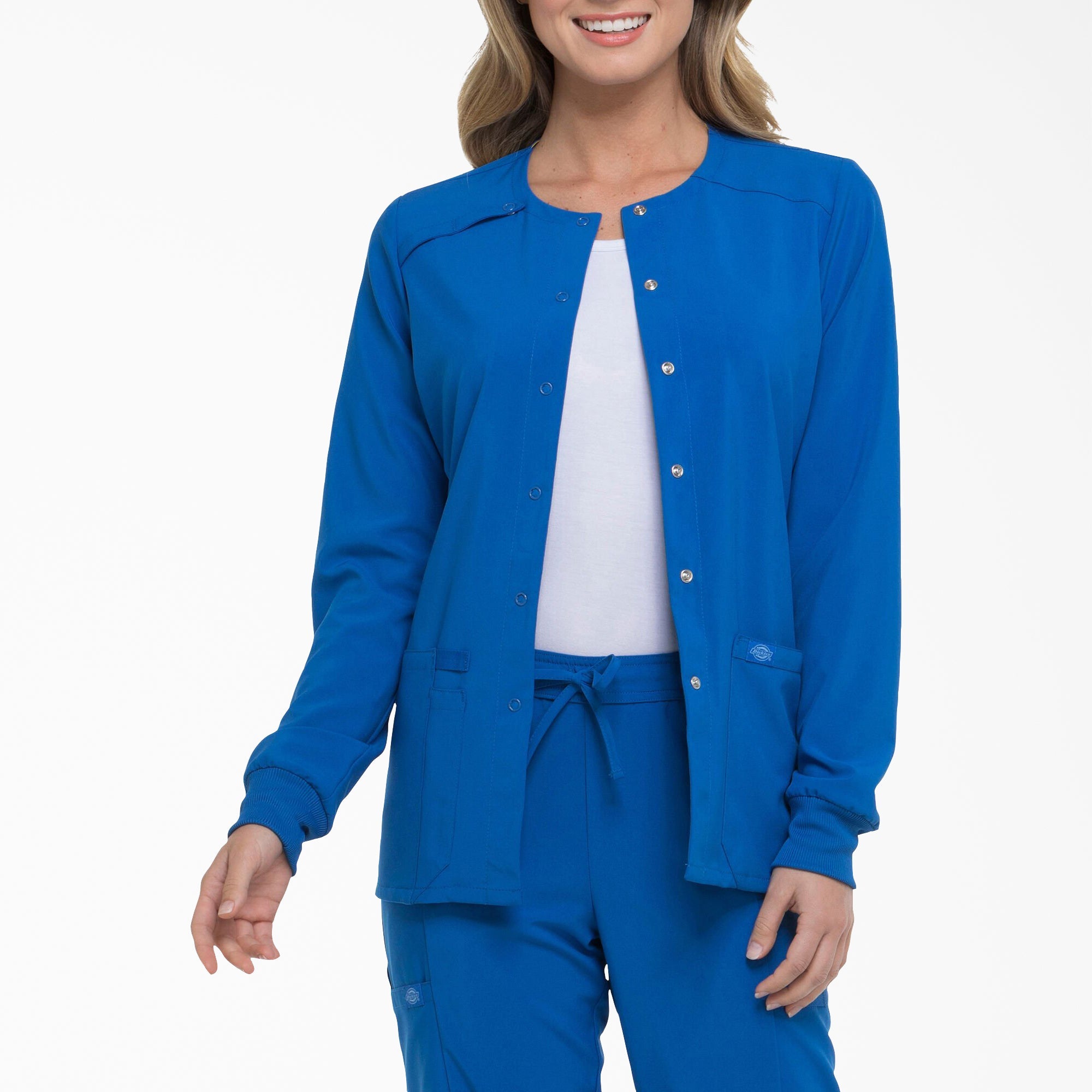 Women's EDS Essentials Snap Front Scrub Jacket | Dickies near me