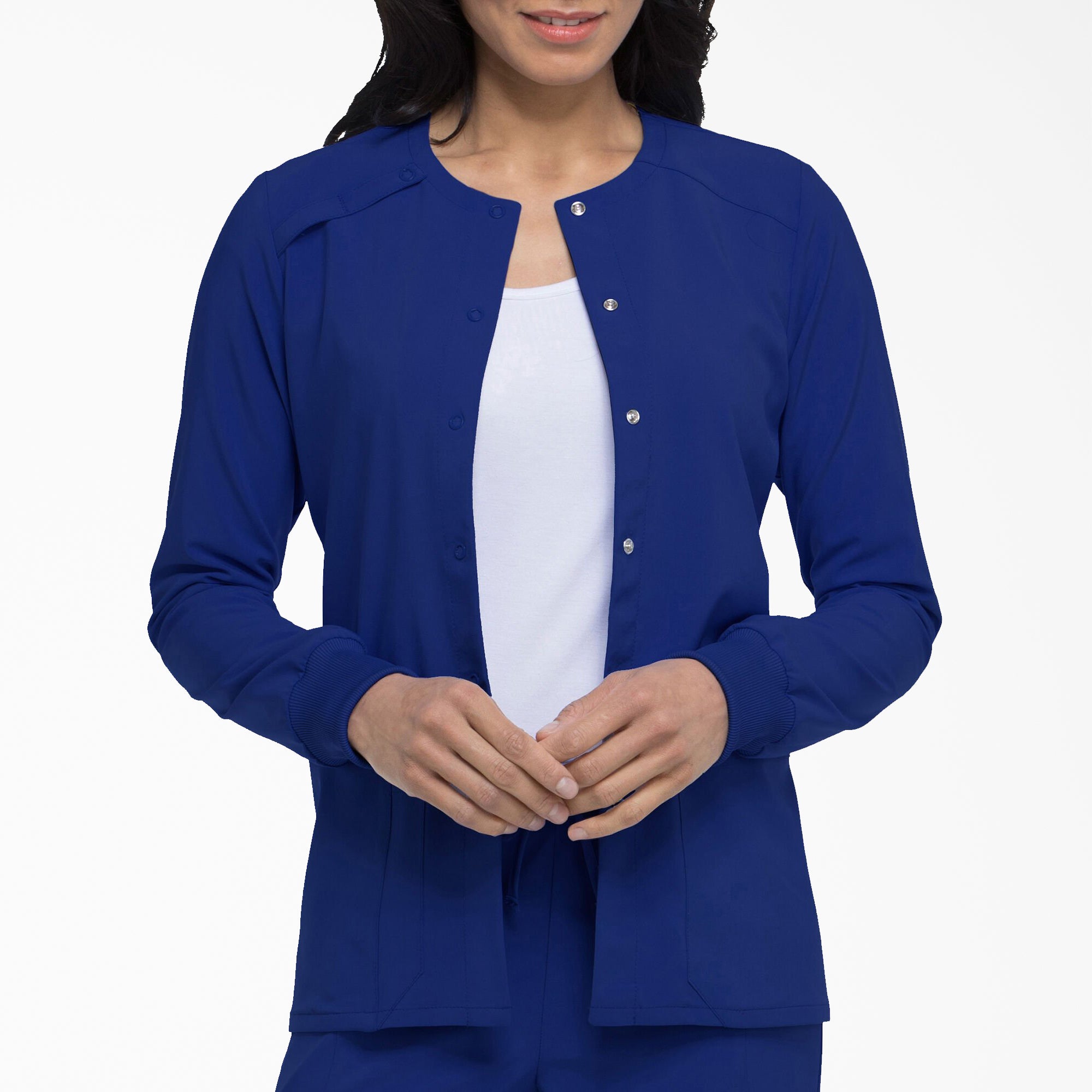 Women's EDS Essentials Snap Front Scrub Jacket | Dickies near me