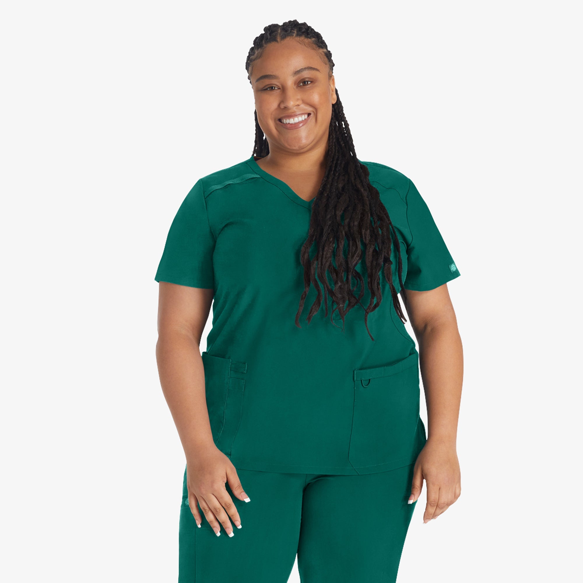 Women's EDS Essentials Mock Wrap Scrub Top | Dickies for sale