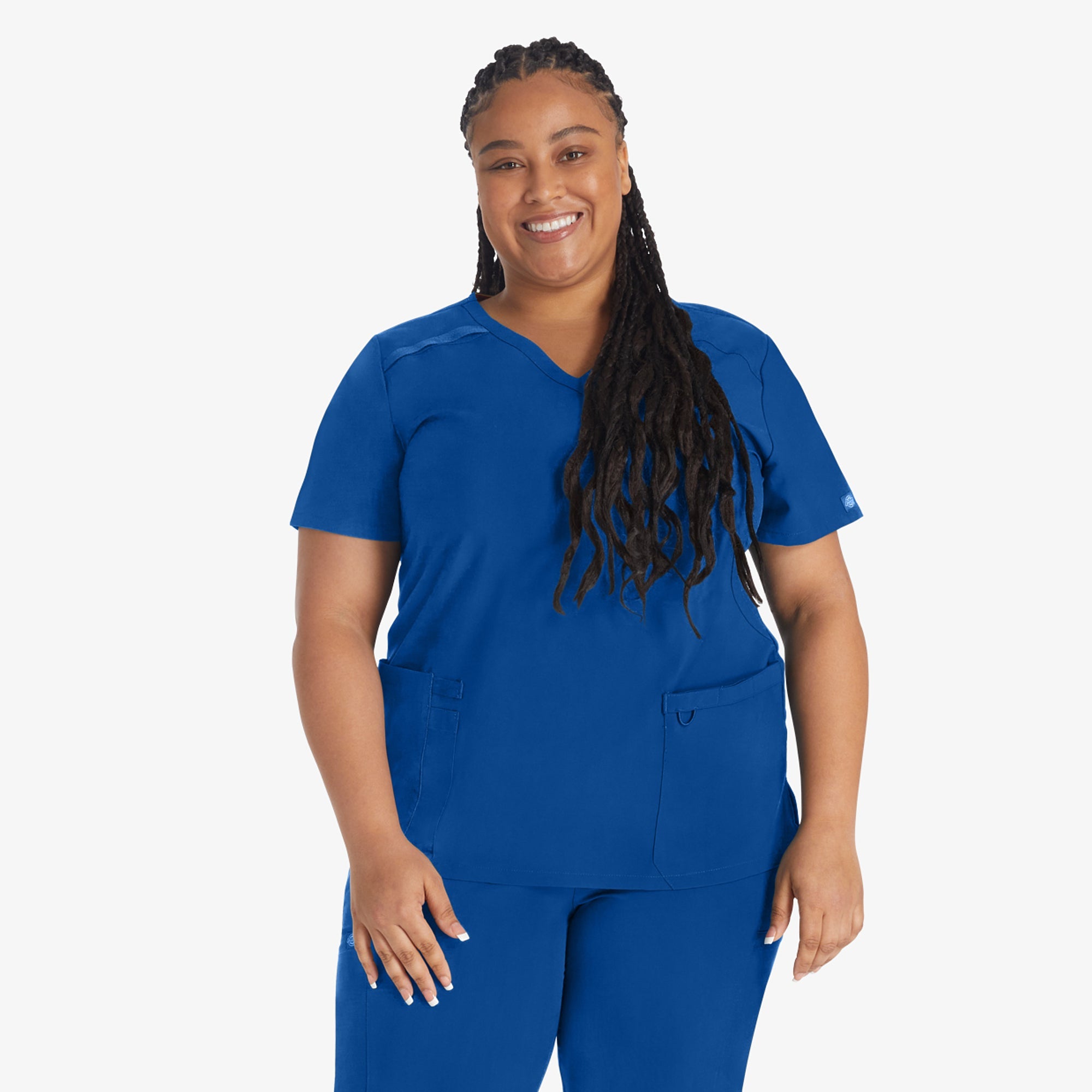 Women's EDS Essentials Mock Wrap Scrub Top | Dickies for sale