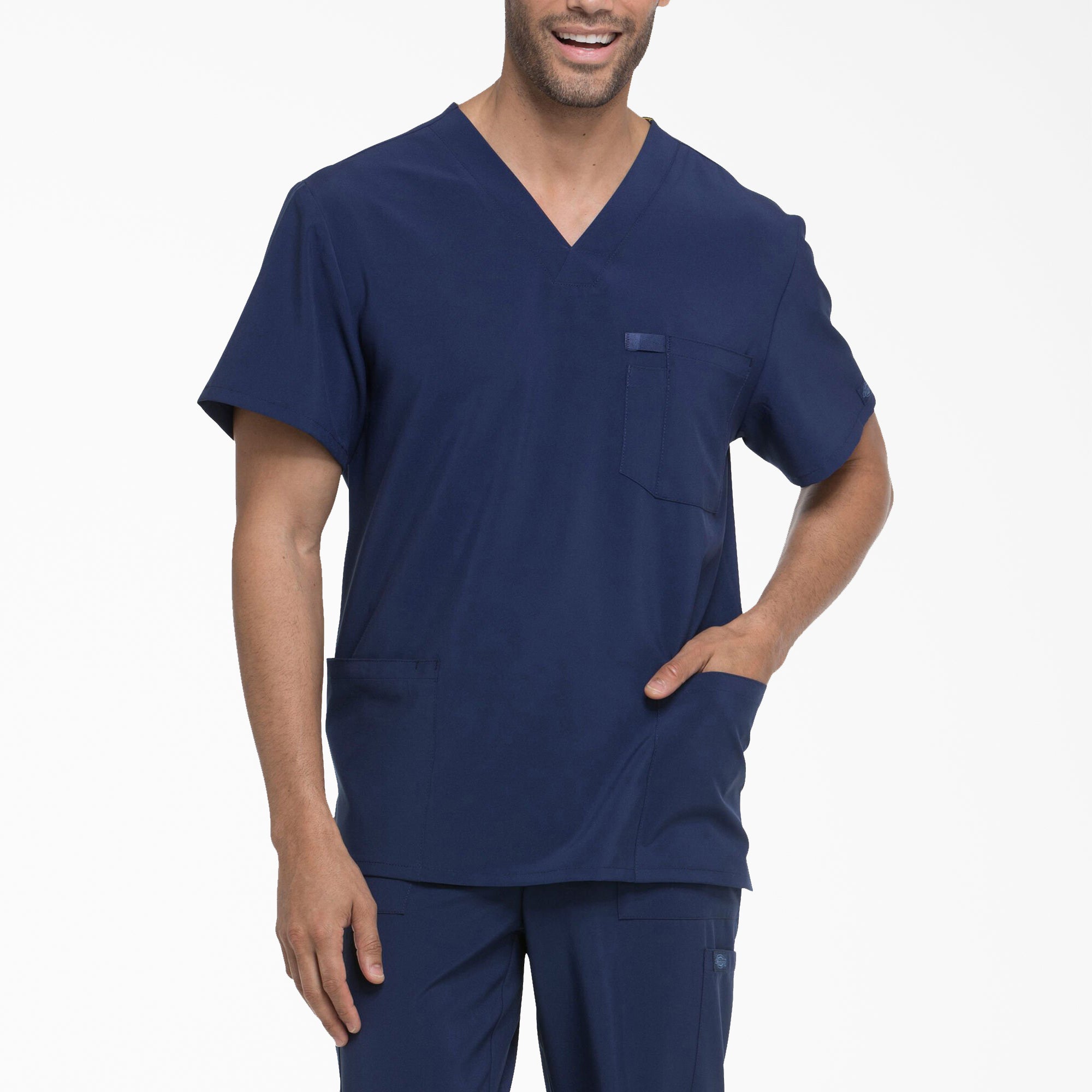 Men's EDS Essentials V-Neck Scrub Top | Dickies discount