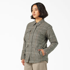 Women’s Fleece Lined Flannel Chore Coat | Dickies US
