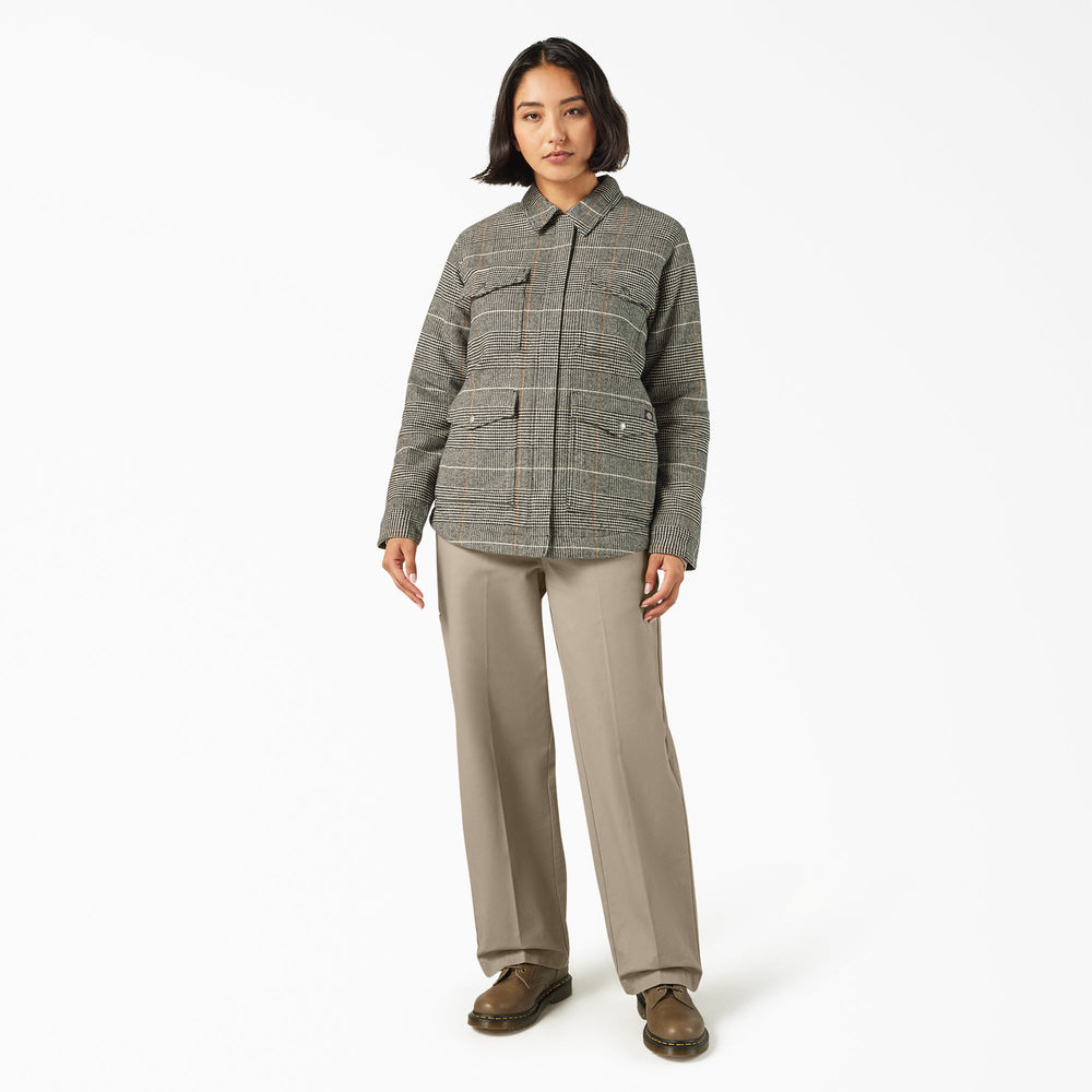 Women’s Fleece Lined Flannel Chore Coat | Dickies US