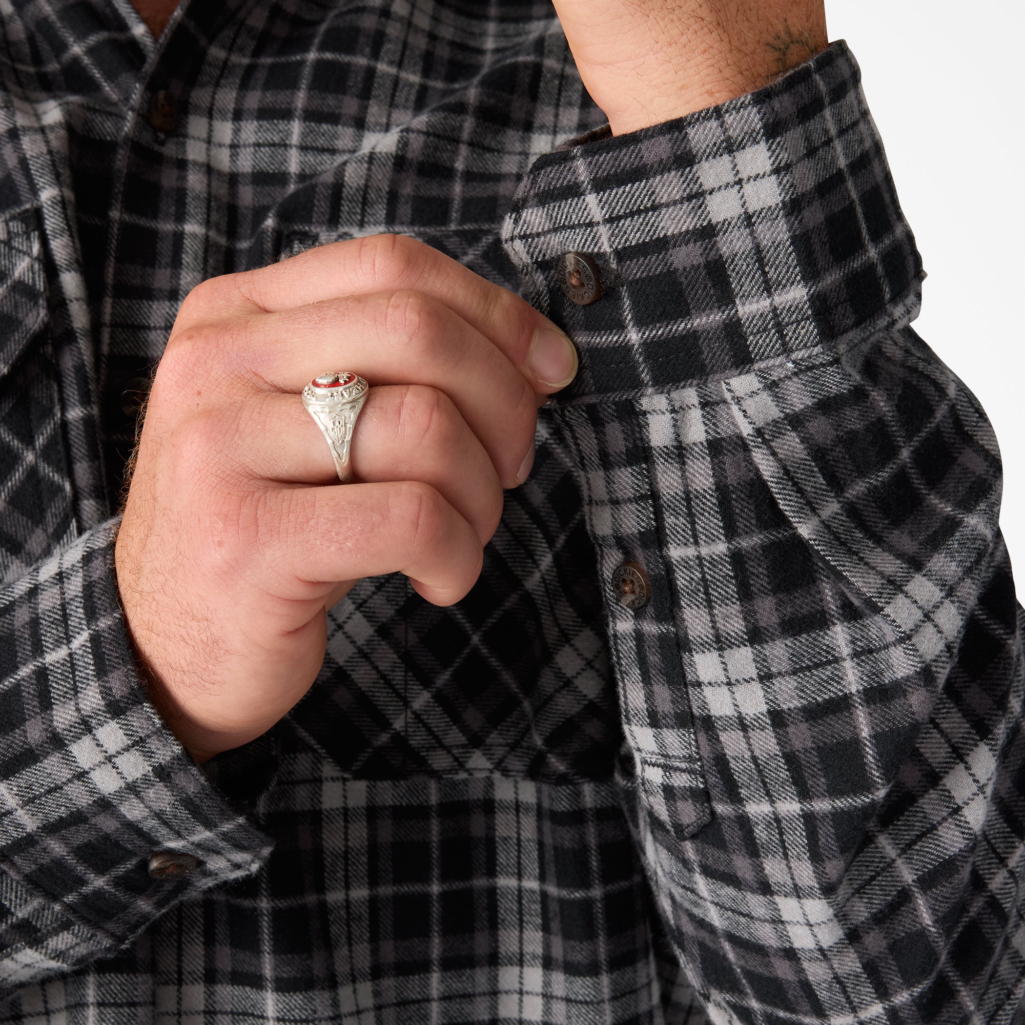 Long Sleeve Flannel Work Shirt | Dickies for sale
