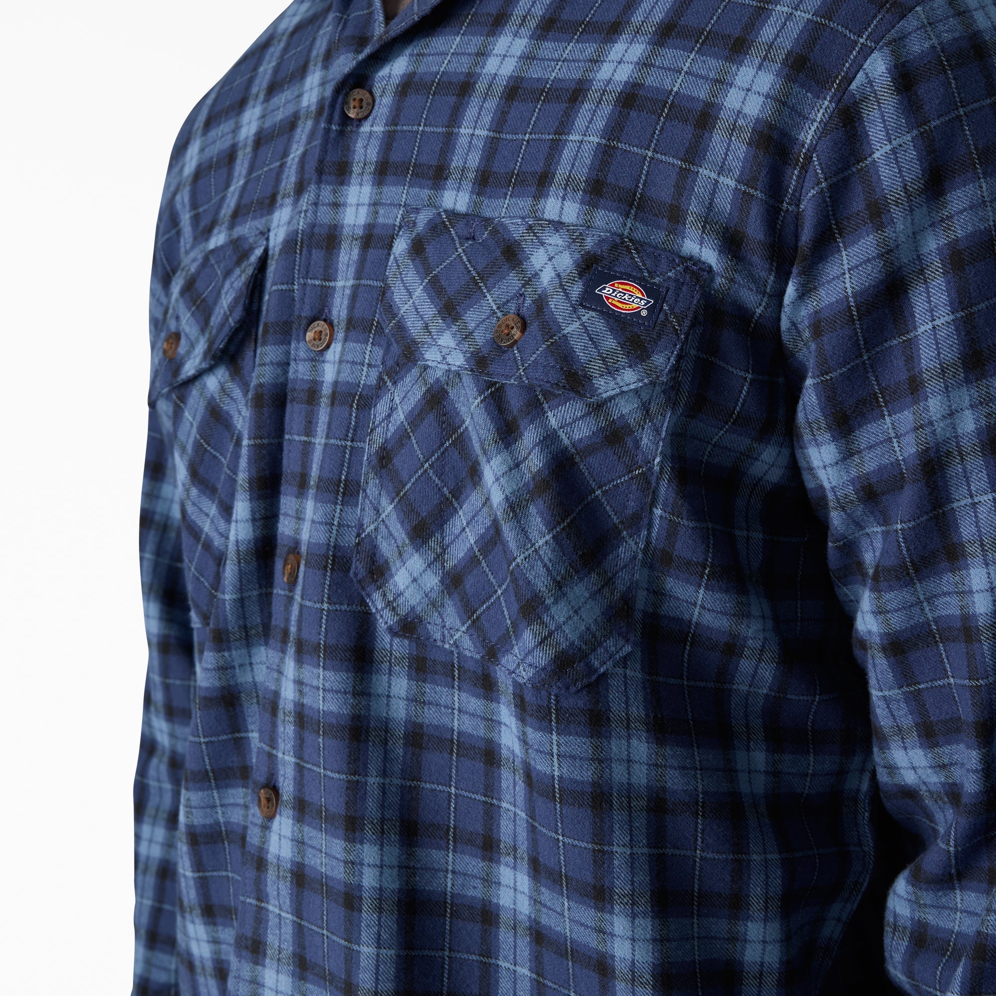 Long Sleeve Flannel Work Shirt | Dickies for sale