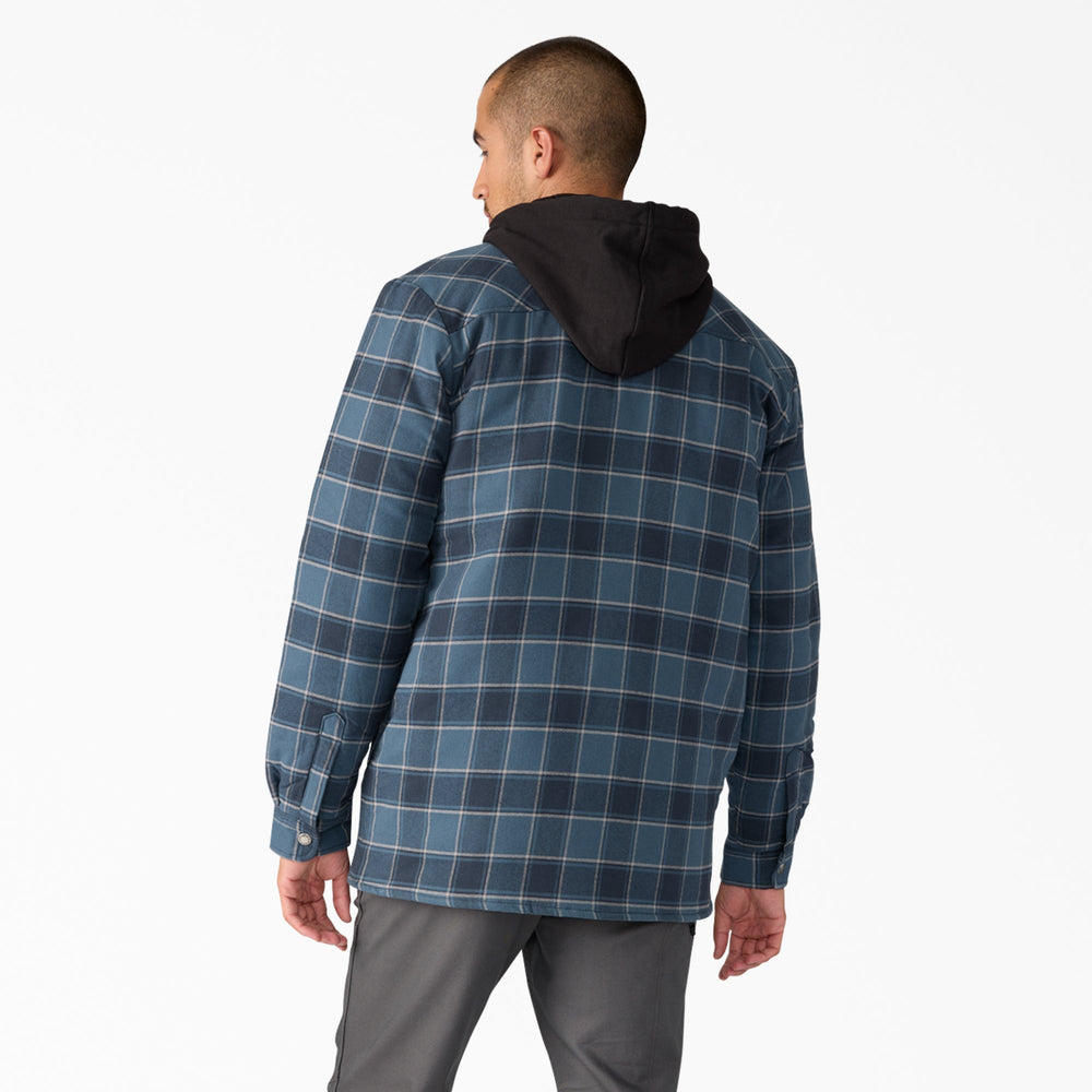 Water Repellent Flannel Hooded Shirt Jacket | Dickies discount