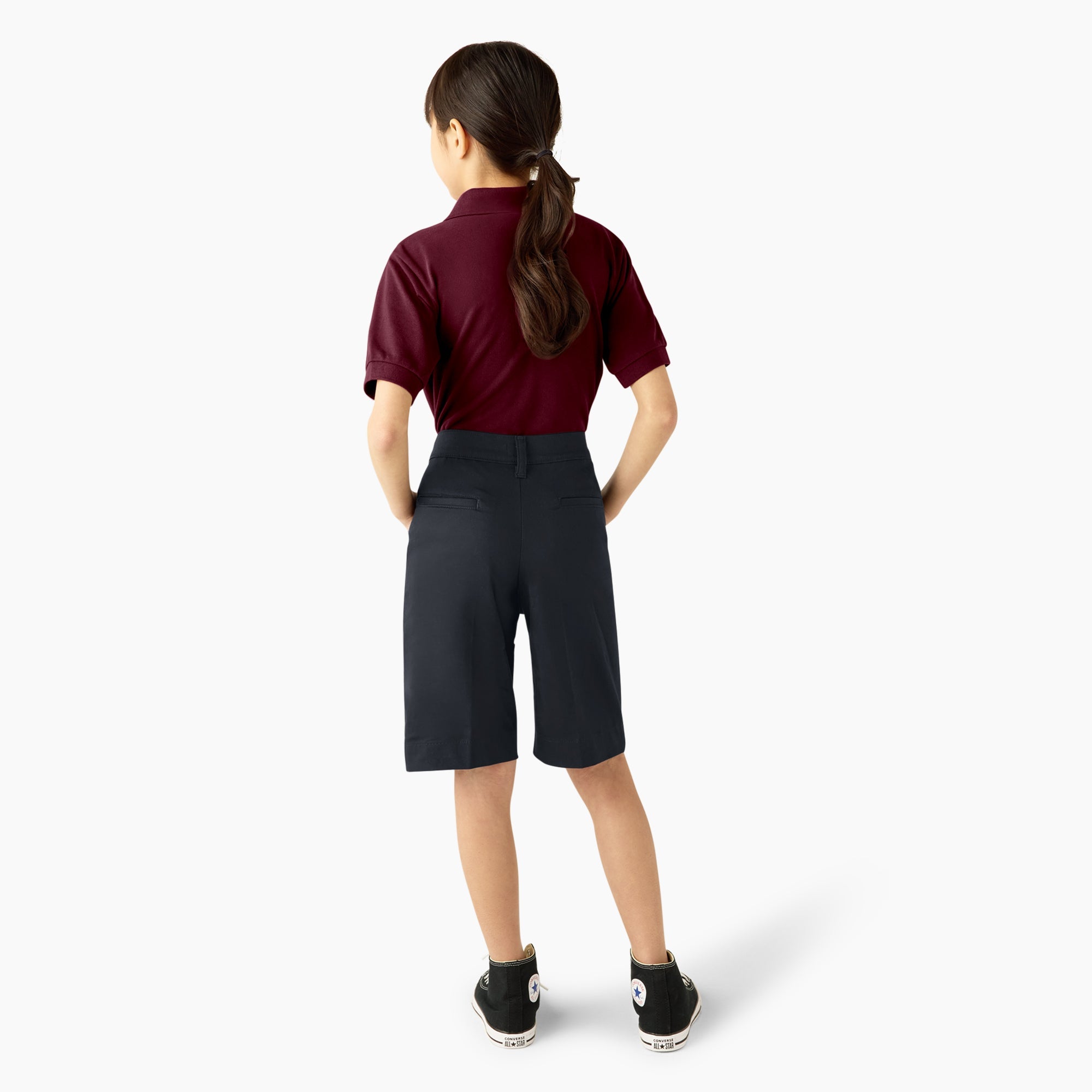 Girls' Classic Fit Bermuda Shorts, 4-20 | Dickies online shop