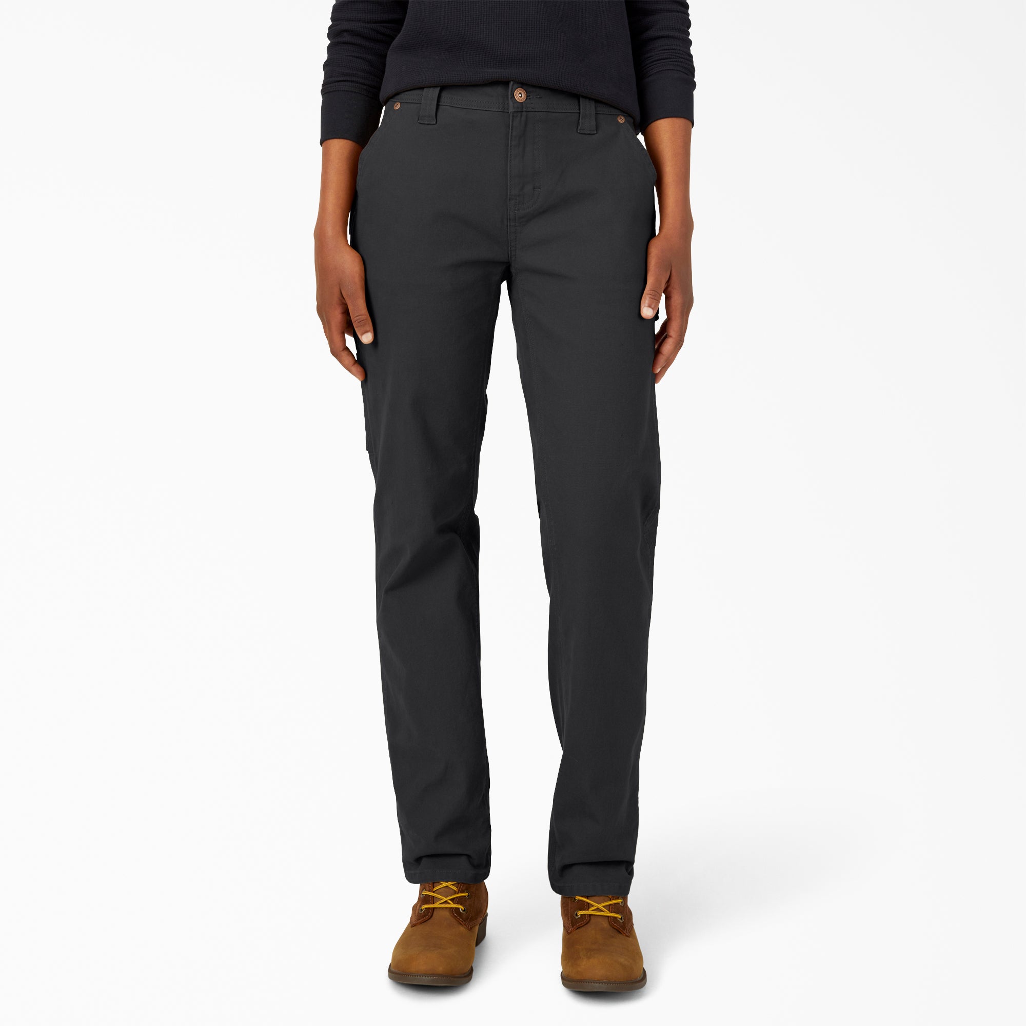 Women's FLEX Relaxed Straight Fit Duck Carpenter Pants | Dickies online shop