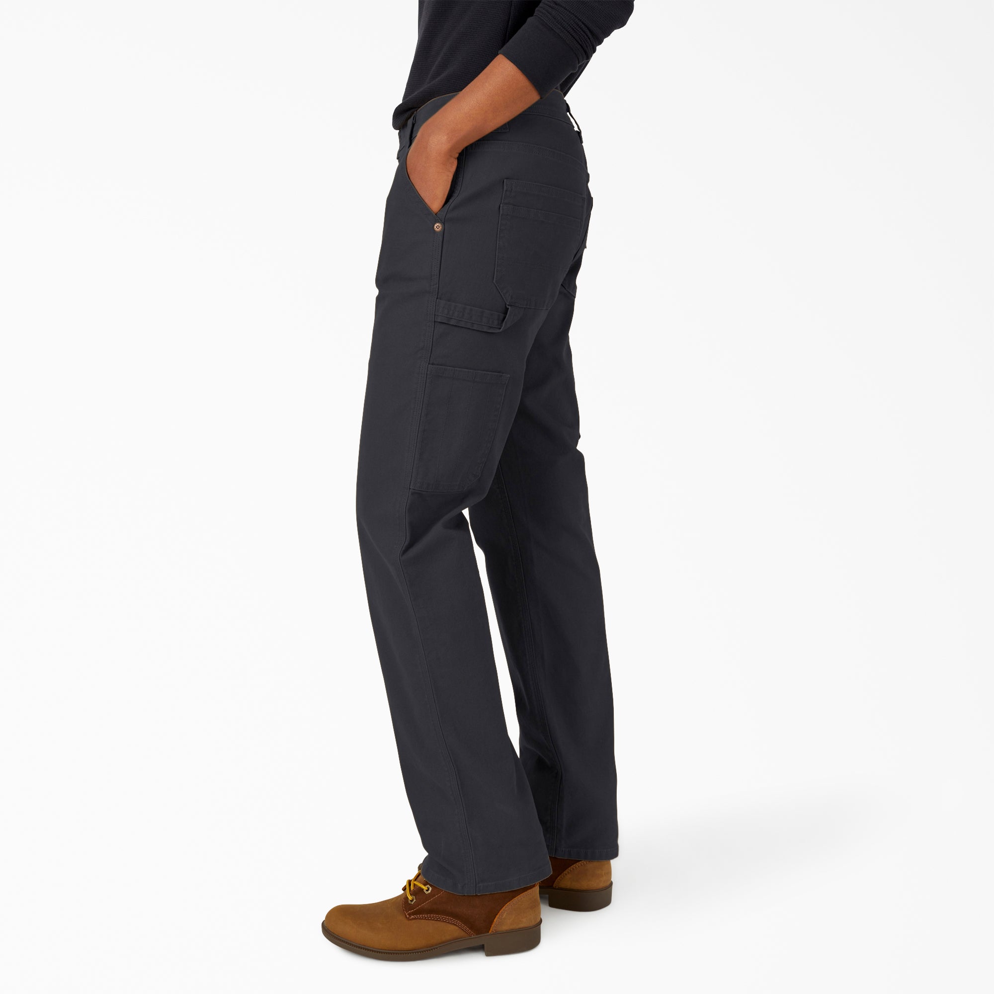 Women's FLEX Relaxed Straight Fit Duck Carpenter Pants | Dickies online shop