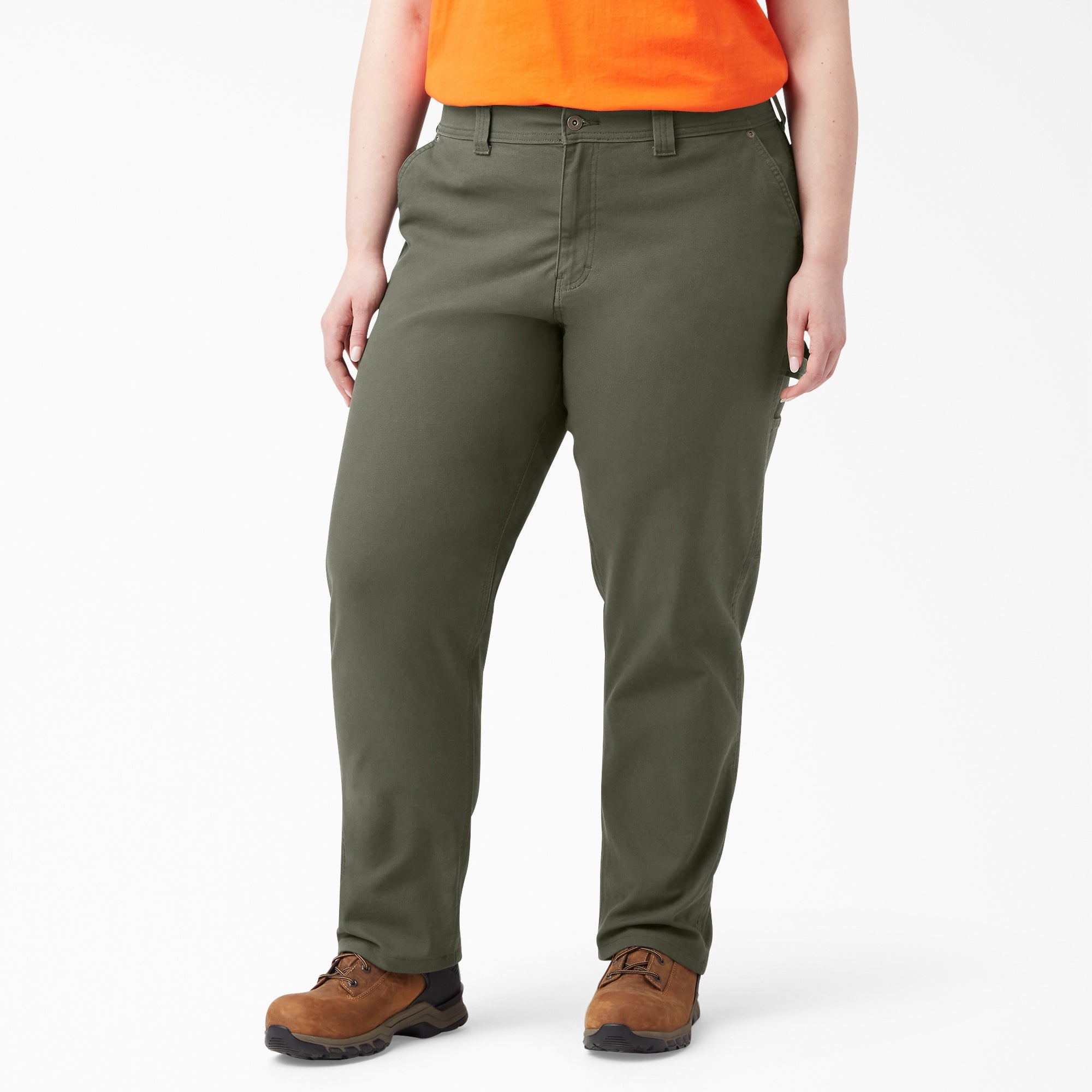 Women's Plus FLEX Relaxed Straight Fit Duck Carpenter Pants | Dickies outlet
