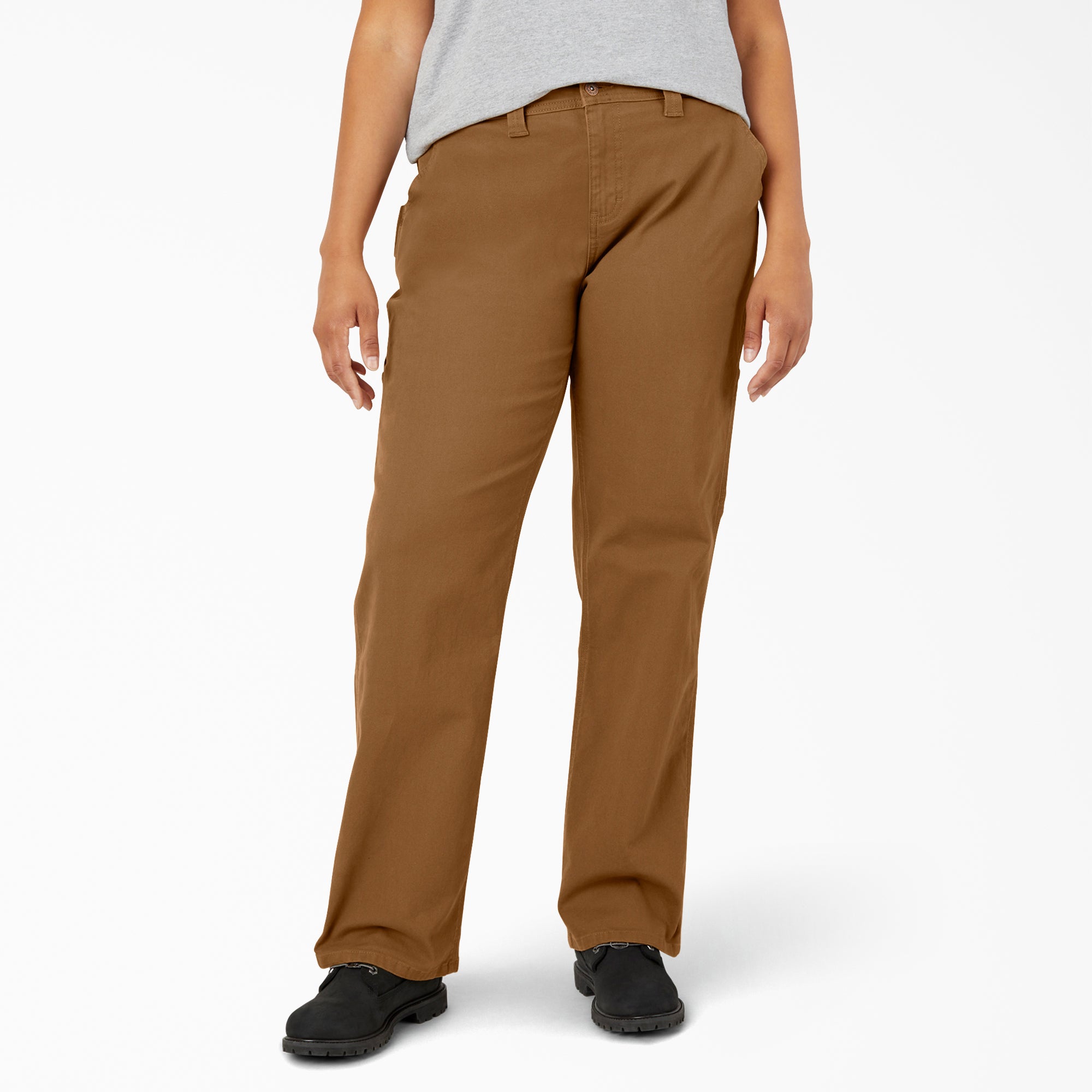 Women's Plus FLEX Relaxed Straight Fit Duck Carpenter Pants | Dickies outlet