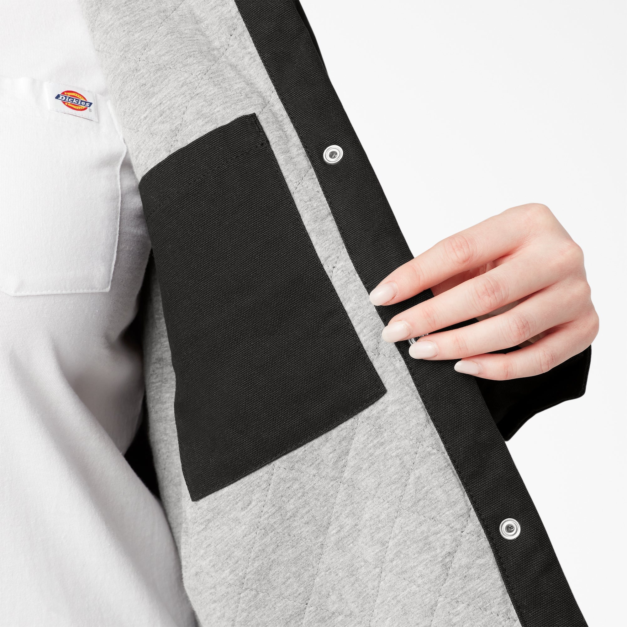 Women's Plus Duck Hooded Shirt Jacket | Dickies discount