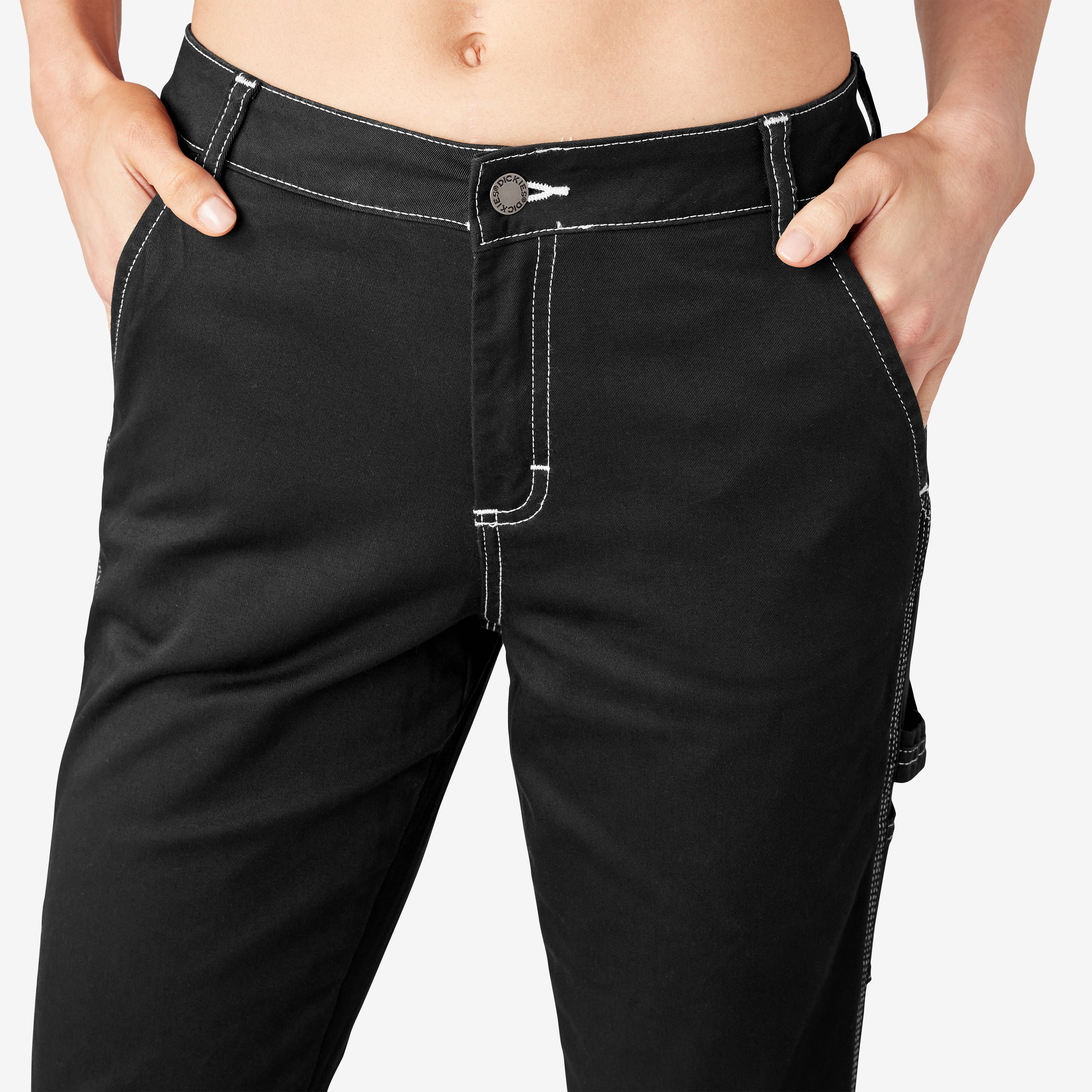 Women's Slim Straight Fit Roll Hem Carpenter Pants | Dickies near me