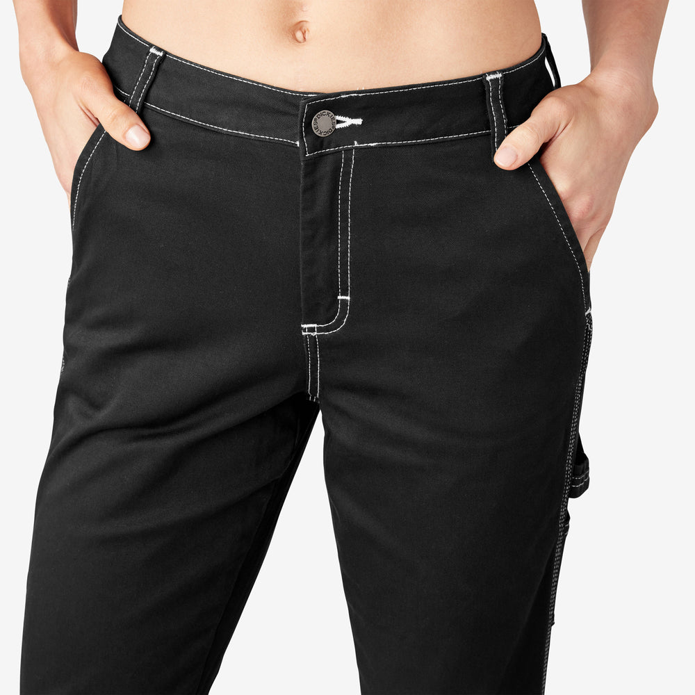 Women's Slim Straight Fit Roll Hem Carpenter Pants | Dickies near me