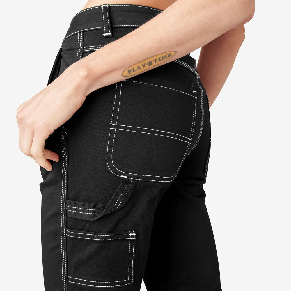 Women's Slim Straight Fit Roll Hem Carpenter Pants | Dickies near me