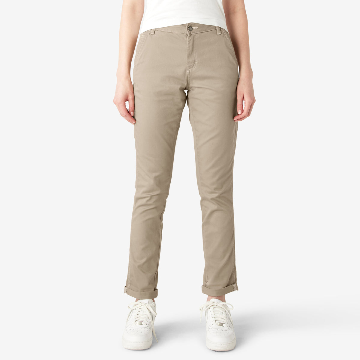 Women's Slim Straight Fit Roll Hem Carpenter Pants | Dickies near me