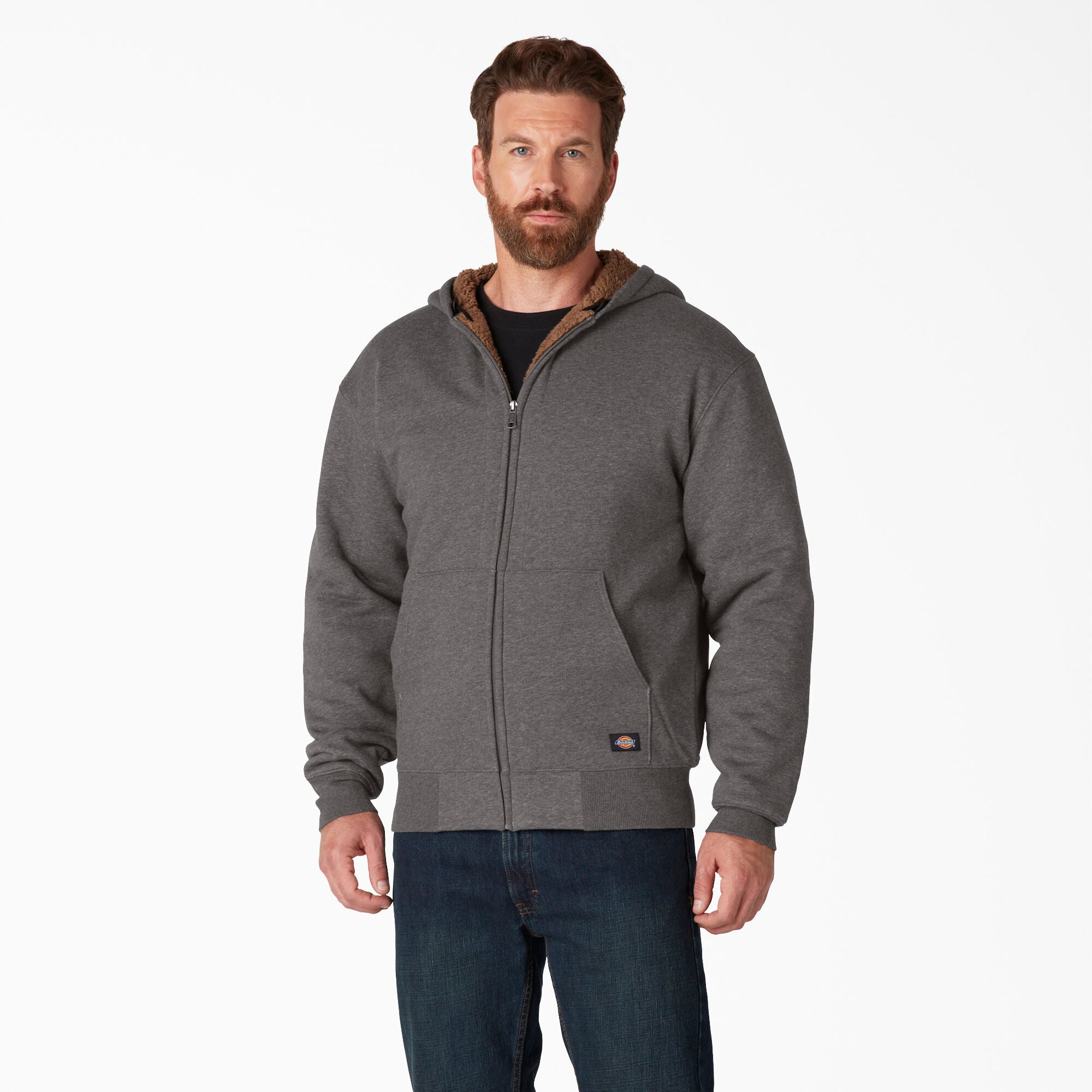 High Pile Fleece Lined Full Zip Hoodie | Dickies online