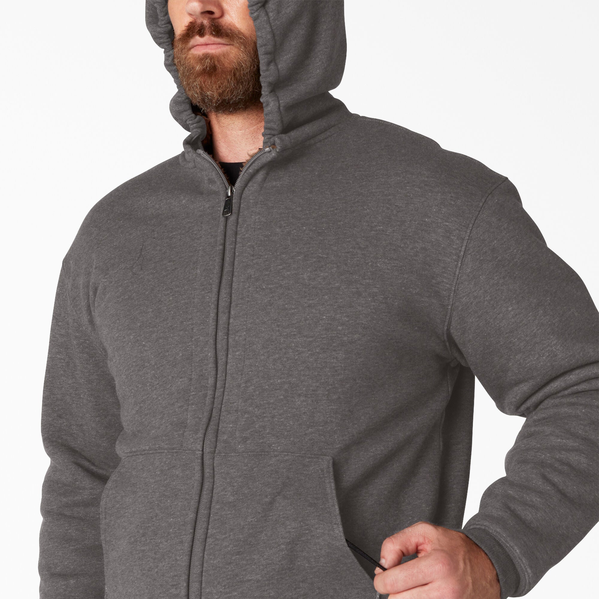 High Pile Fleece Lined Full Zip Hoodie | Dickies online