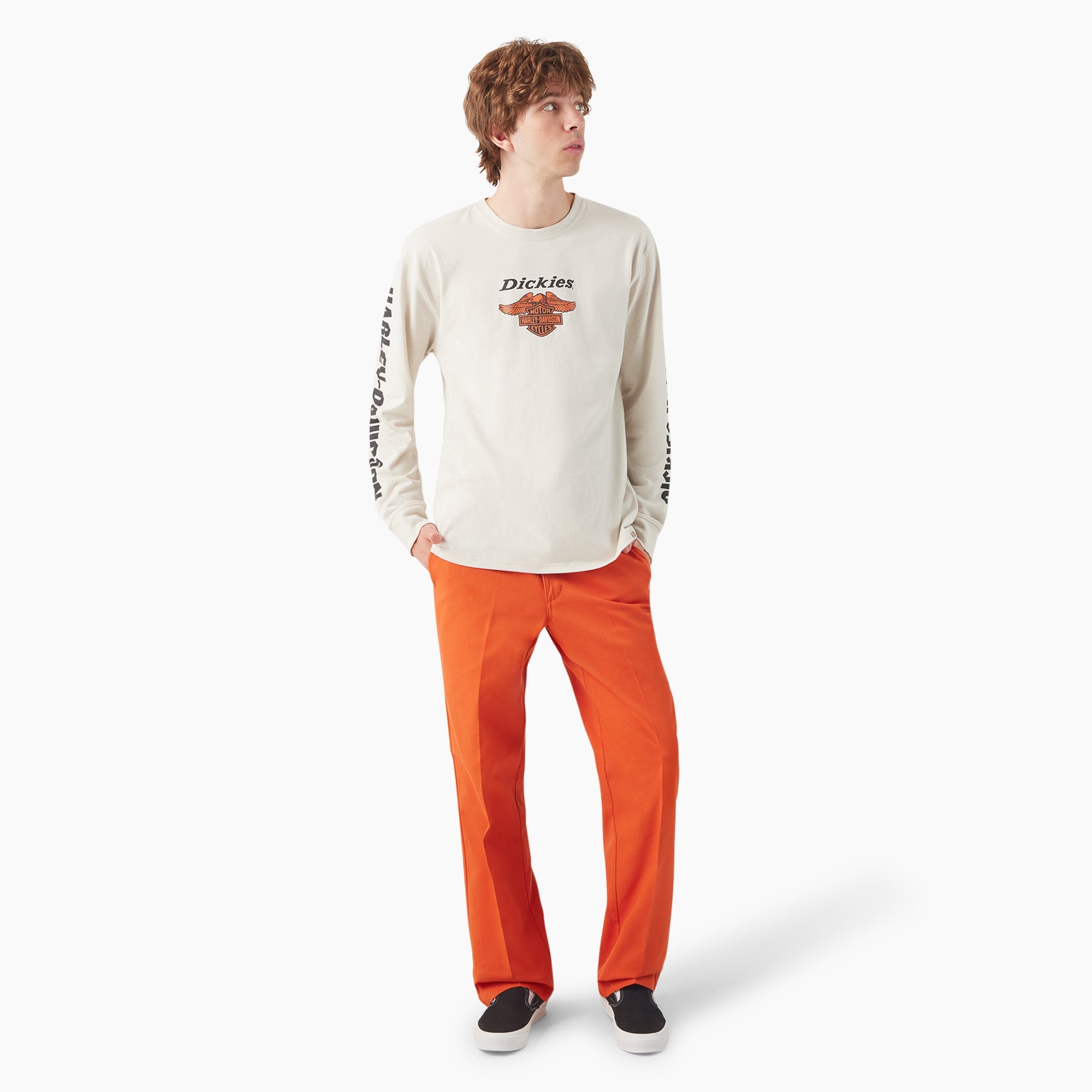 Dickies x Harley-Davidson Heavyweight Long Sleeve Eagle Tee | Dickies discount