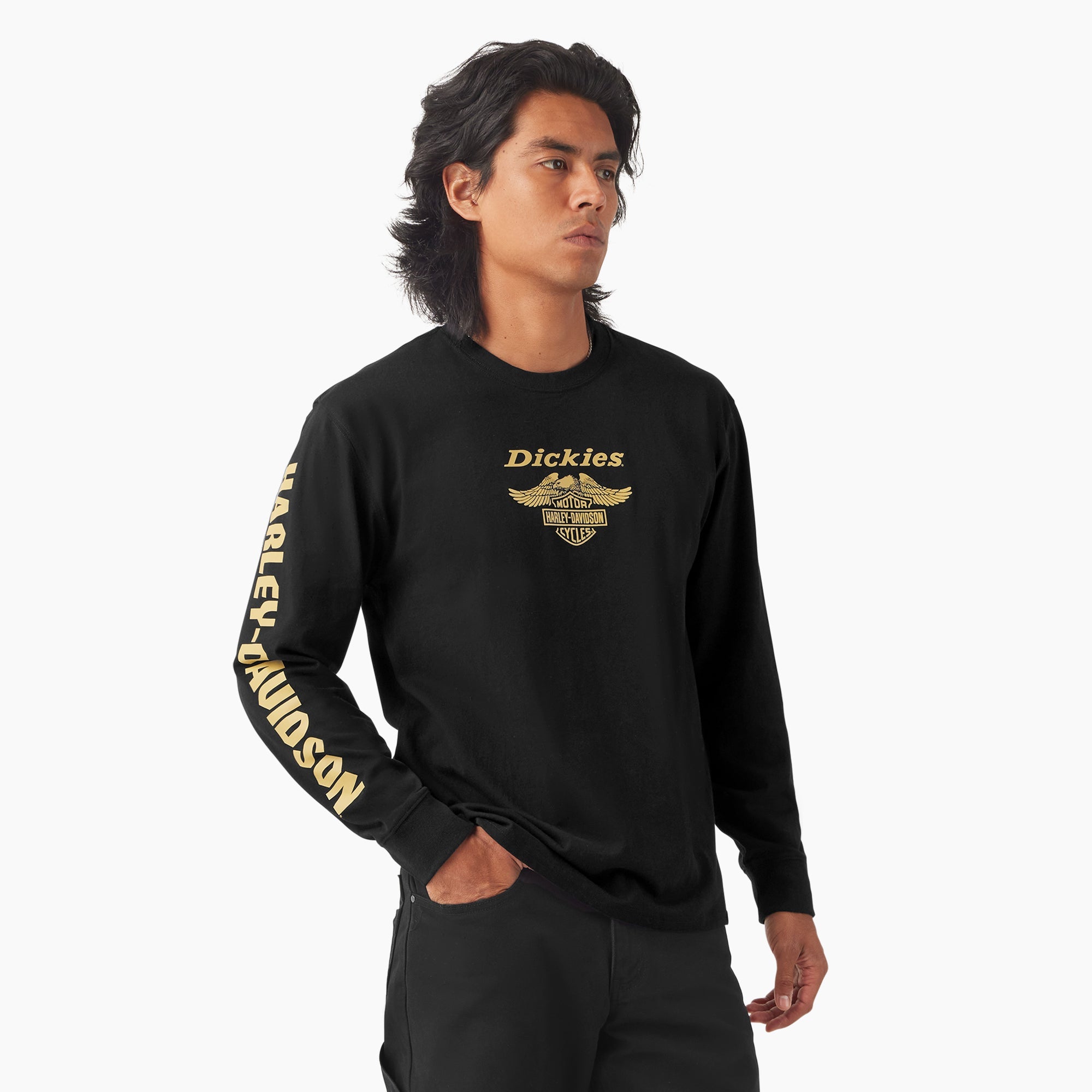 Dickies x Harley-Davidson Heavyweight Long Sleeve Eagle Tee | Dickies discount
