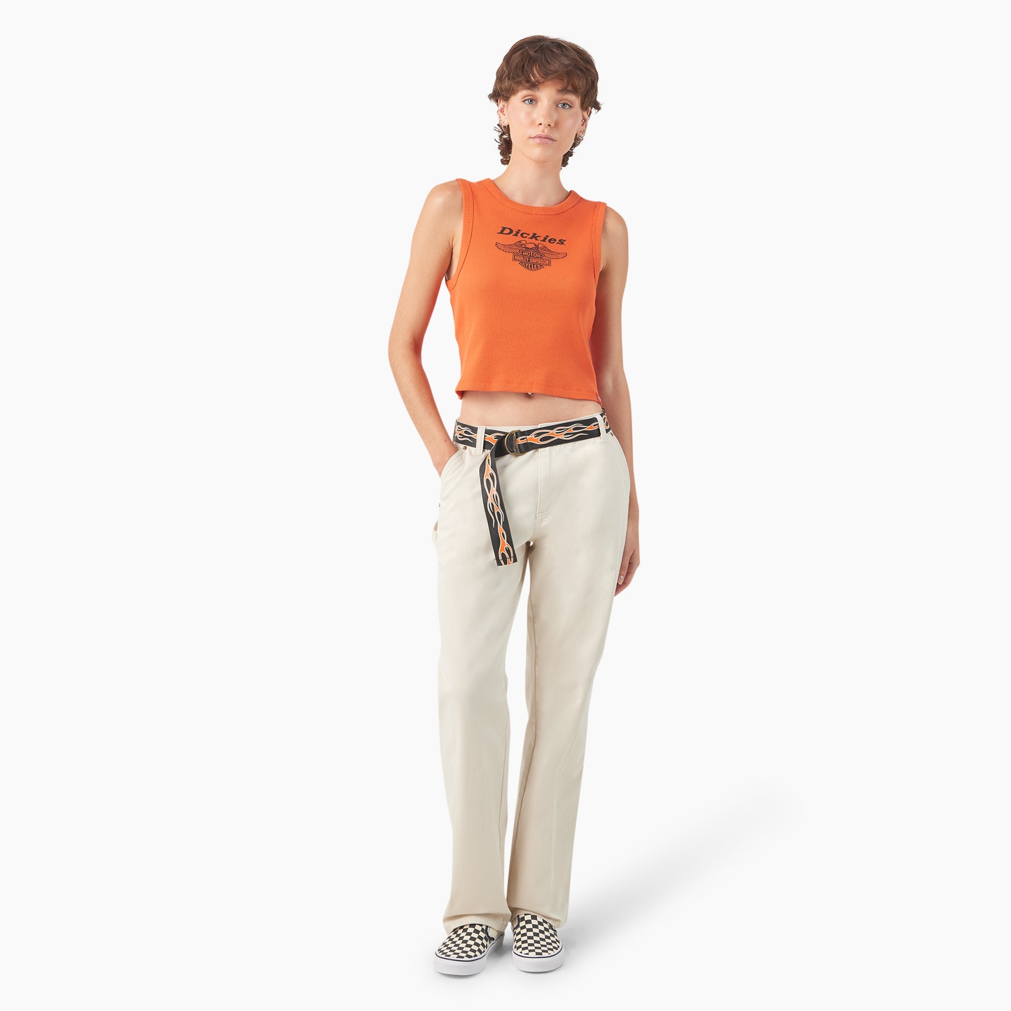 Dickies x Harley-Davidson Women’s Carpenter Pants with Belt | Dickies online shop