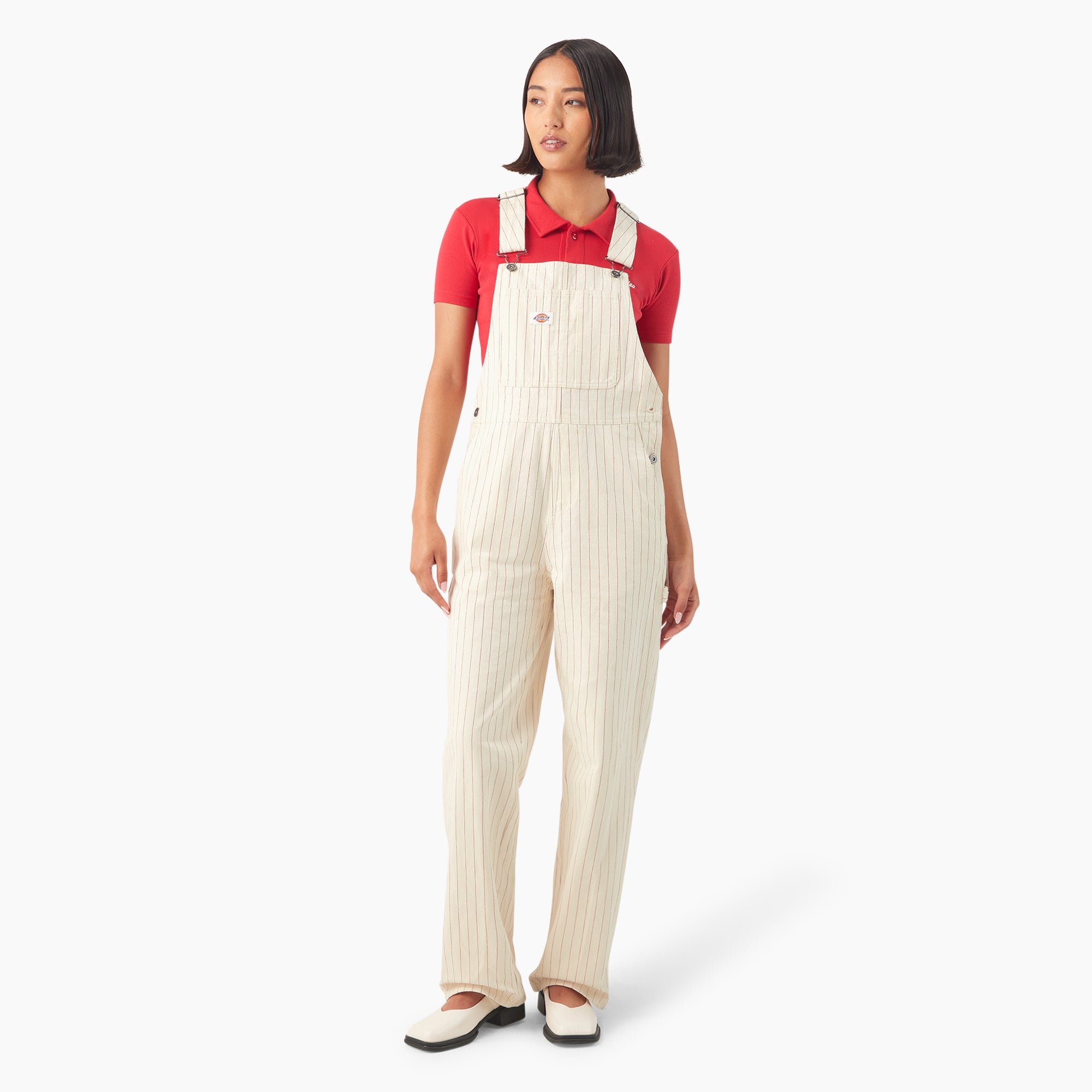 Women’s Pinstripe Service Bib Overalls | Dickies for sale