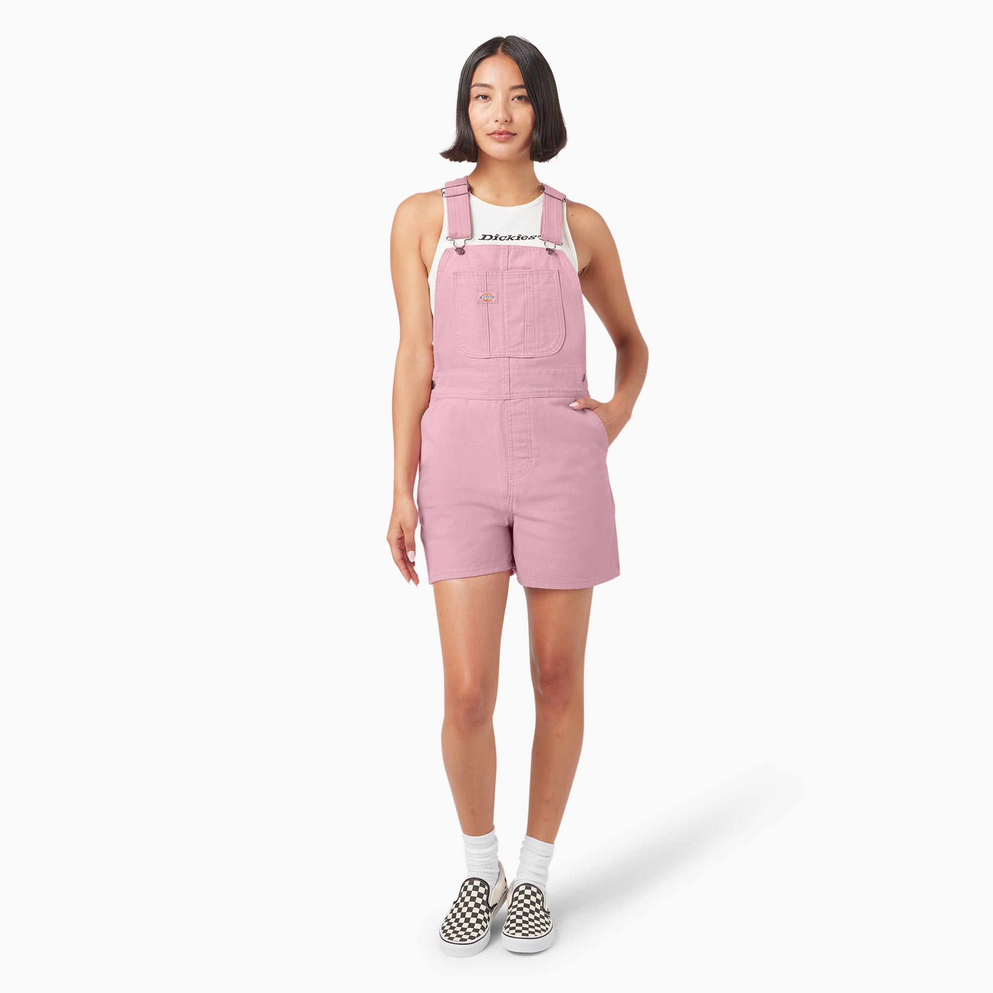 Women's Duck Canvas Bib Shortalls, 4" | Dickies sale