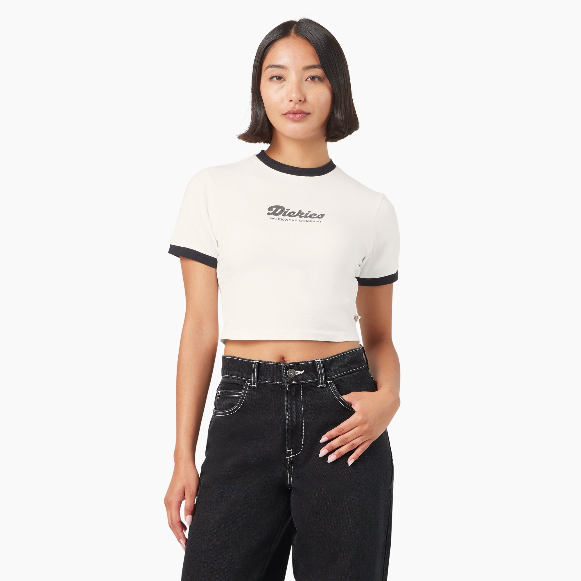 Women’s Lewistown Cropped Ringer T-Shirt | Dickies online shop