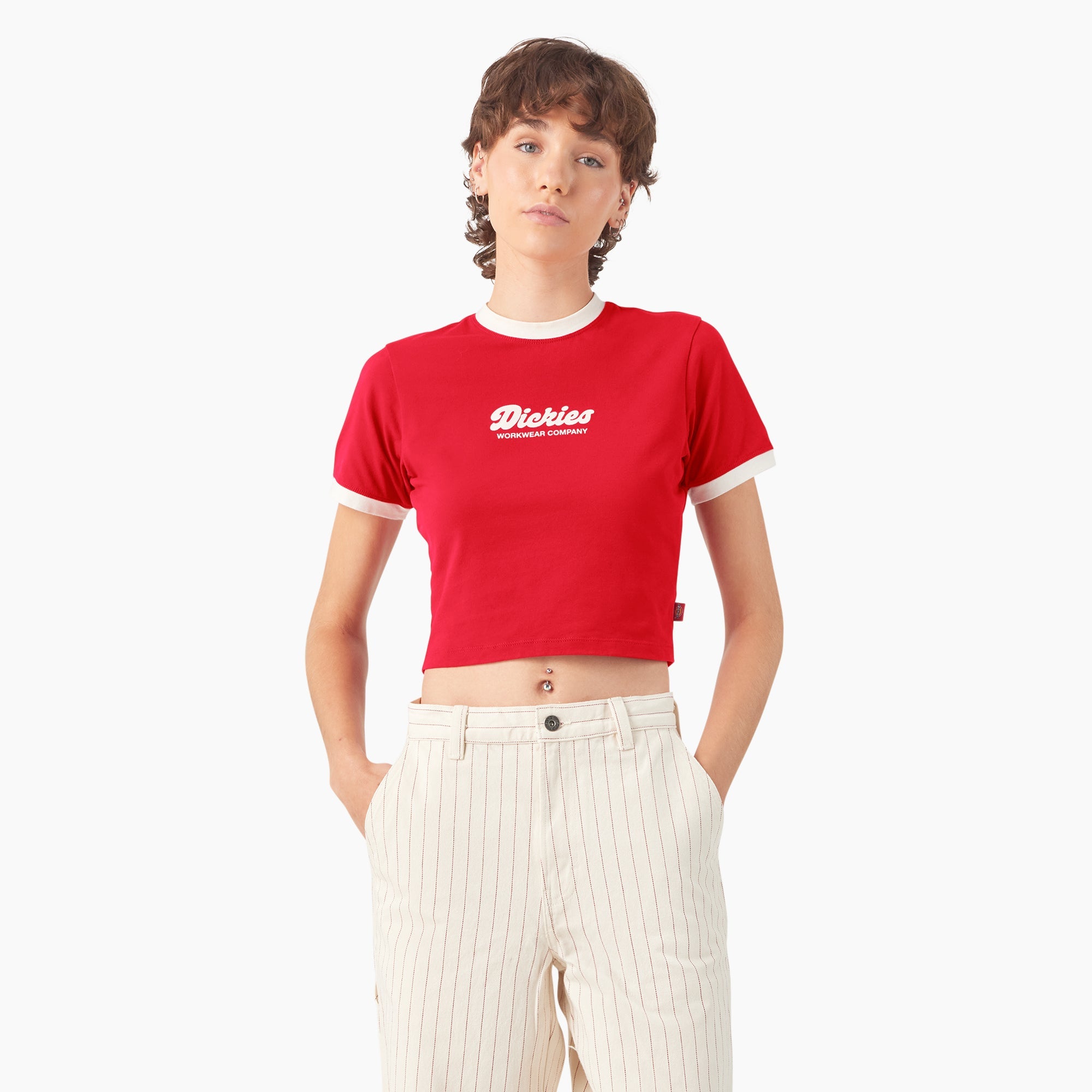 Women’s Lewistown Cropped Ringer T-Shirt | Dickies online shop