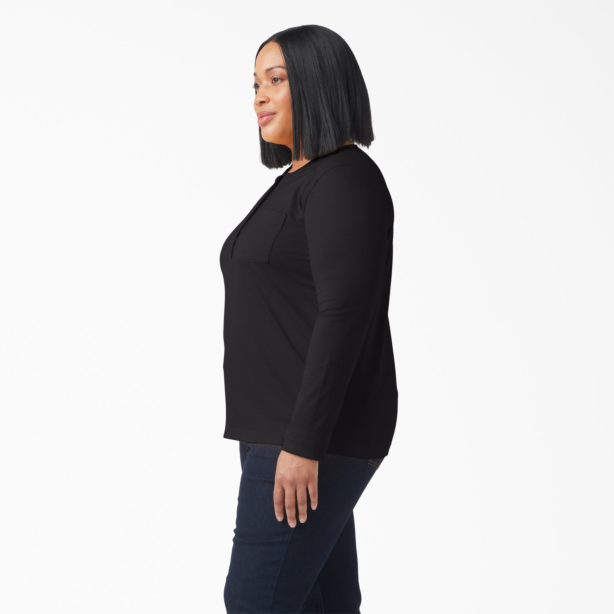 Women's Plus Heavyweight Henley | Dickies online shop