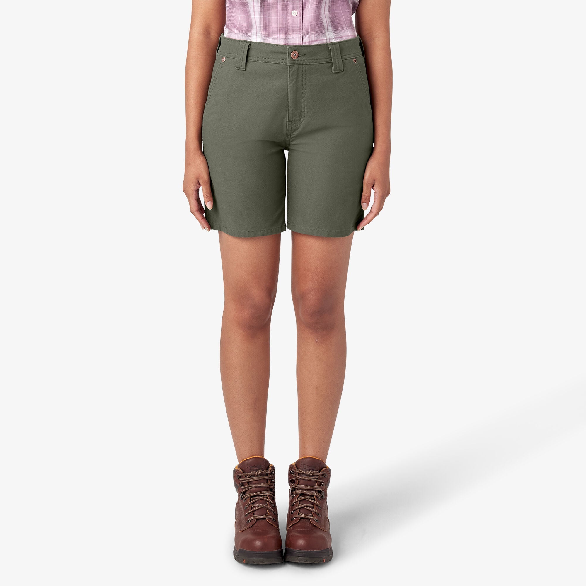 Women’s Duck Carpenter Shorts, 7" | Dickies online shop