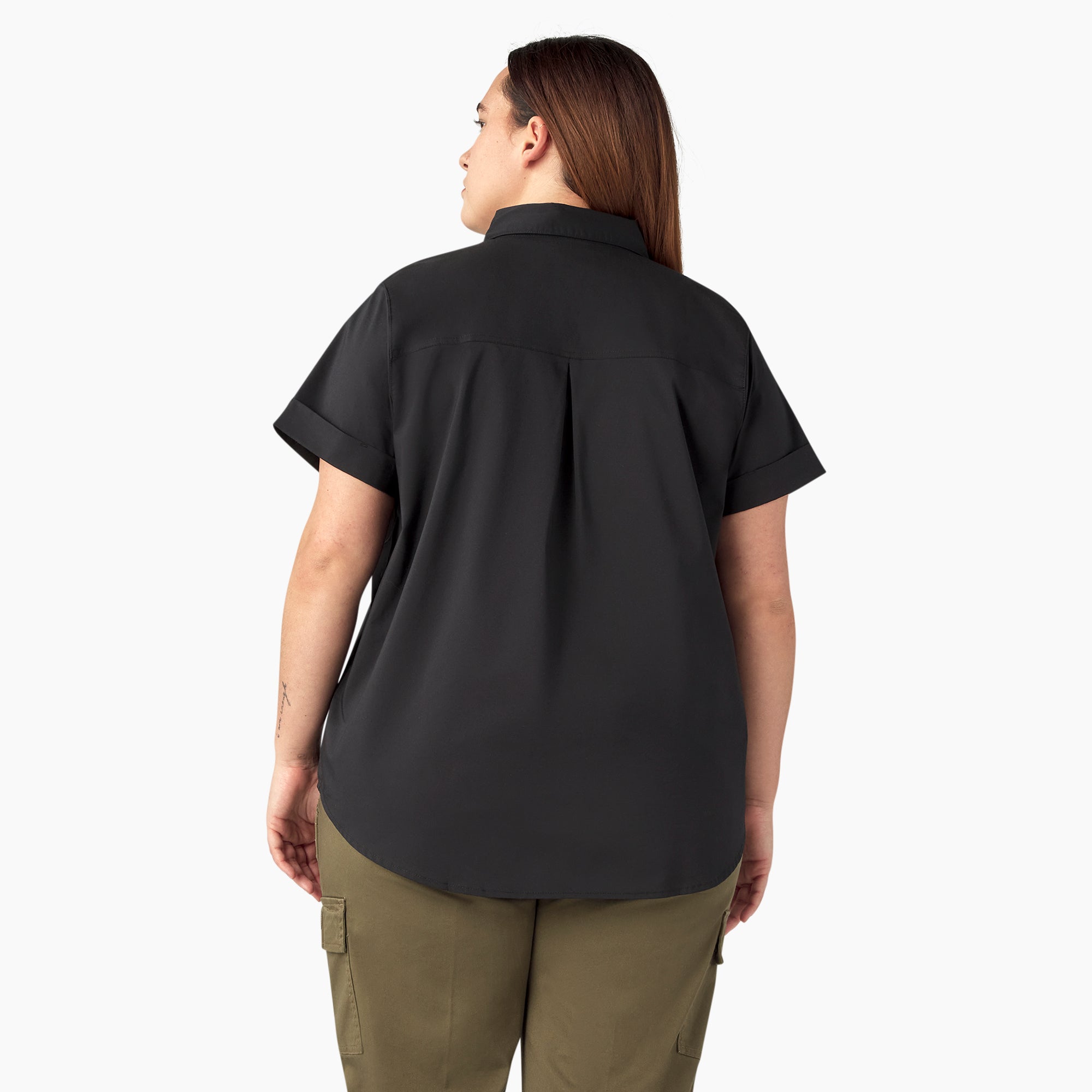 Women’s Plus Button-Up Shirt | Dickies for sale