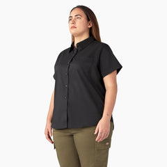Women’s Plus Button-Up Shirt | Dickies for sale