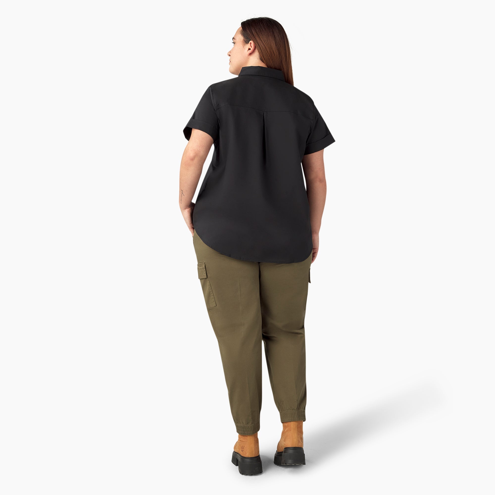 Women’s Plus Button-Up Shirt | Dickies for sale