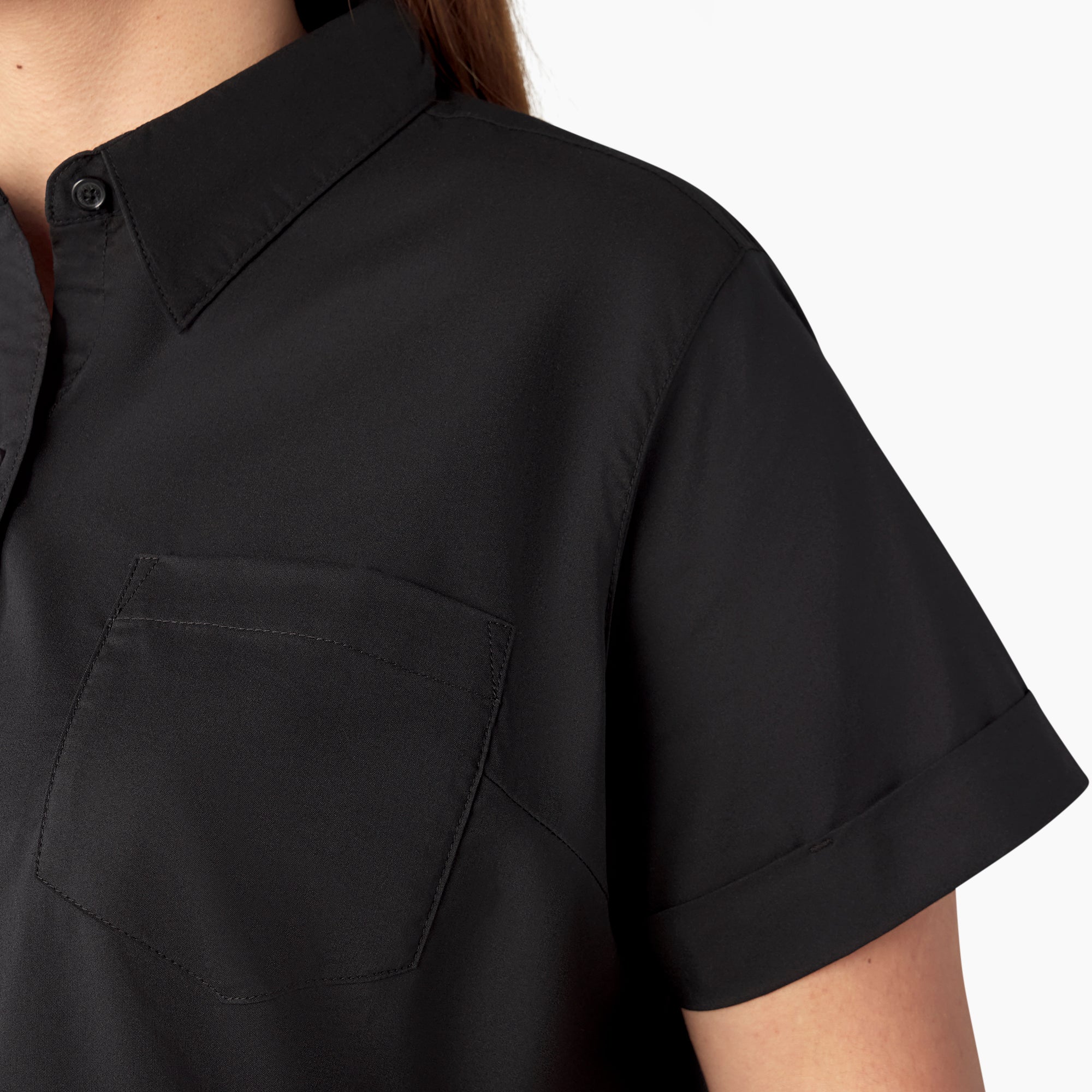 Women’s Plus Button-Up Shirt | Dickies for sale