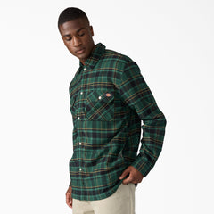 Water Repellent Fleece-Lined Flannel Shirt Jacket | Dickies online shop