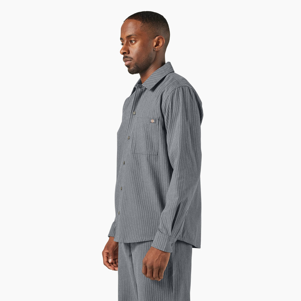 Lima Pinstripe Button-Up Shirt | Dickies US