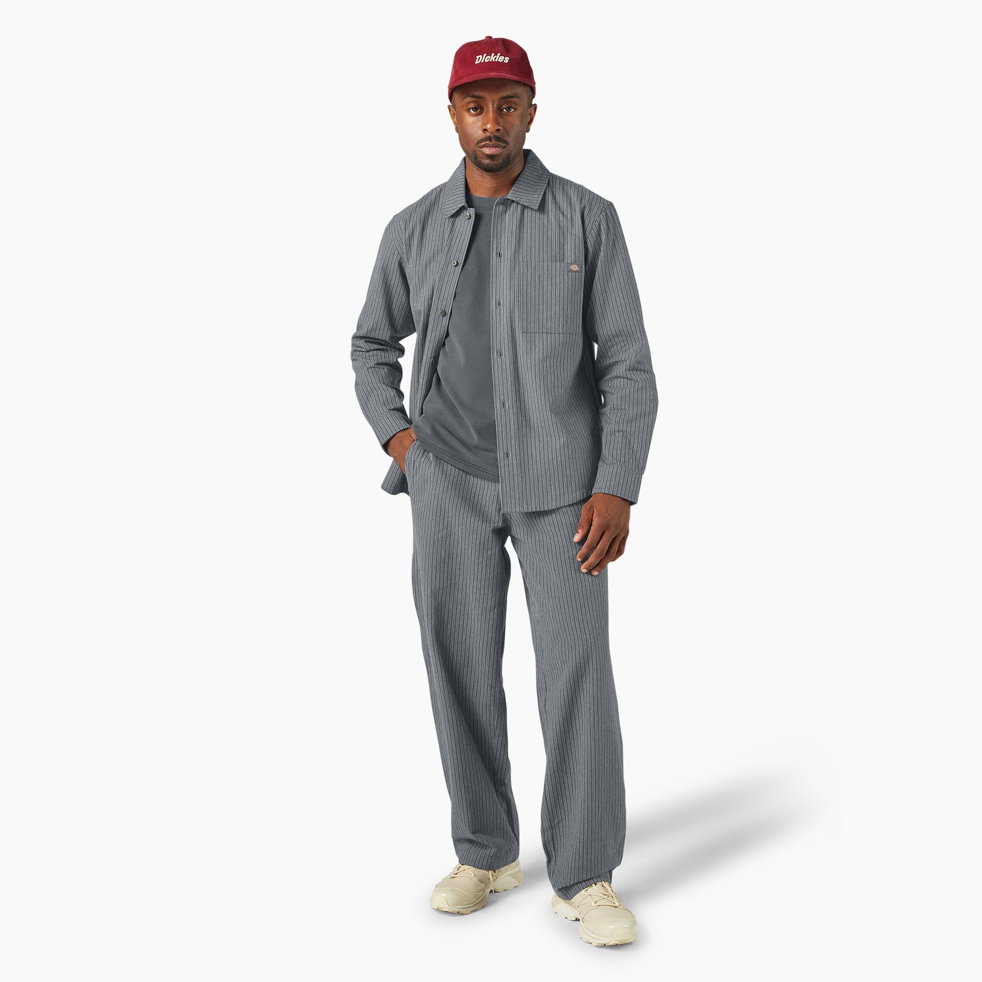 Lima Pinstripe Button-Up Shirt | Dickies US