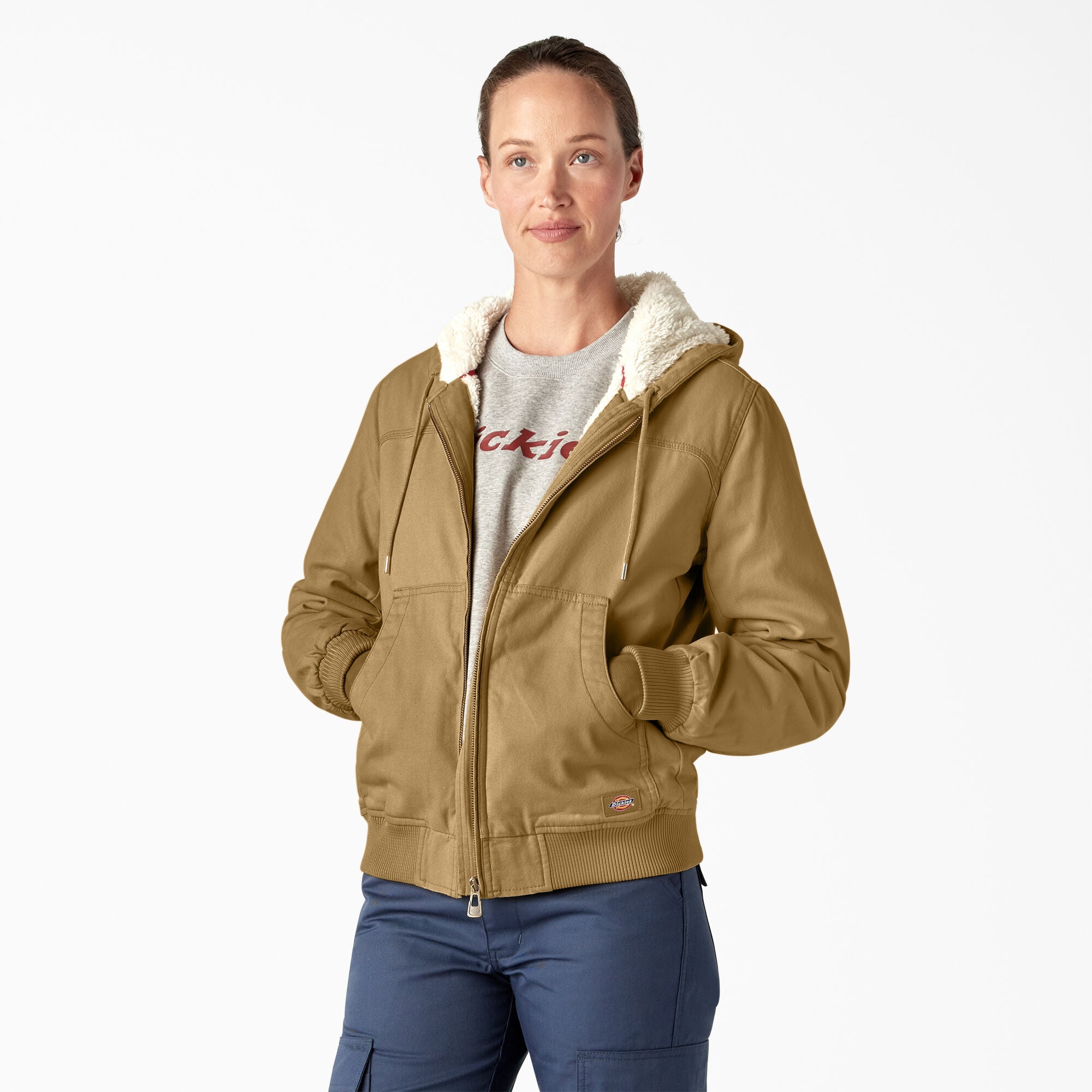 Women's Fleece Lined Duck Canvas Jacket | Dickies online shop